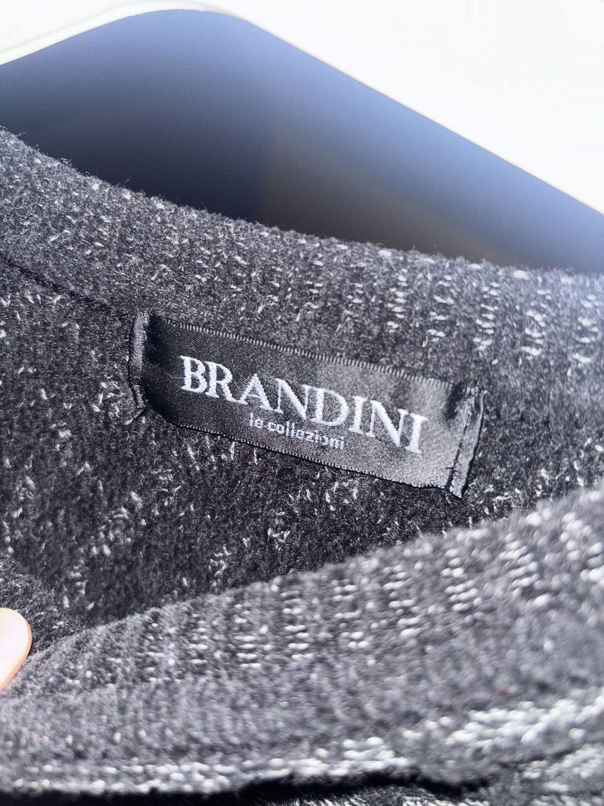 Brandini Brandini le collezioni vintage black sweater XXL Size US XXL / EU 58 / 5 - 2 Thumbnail