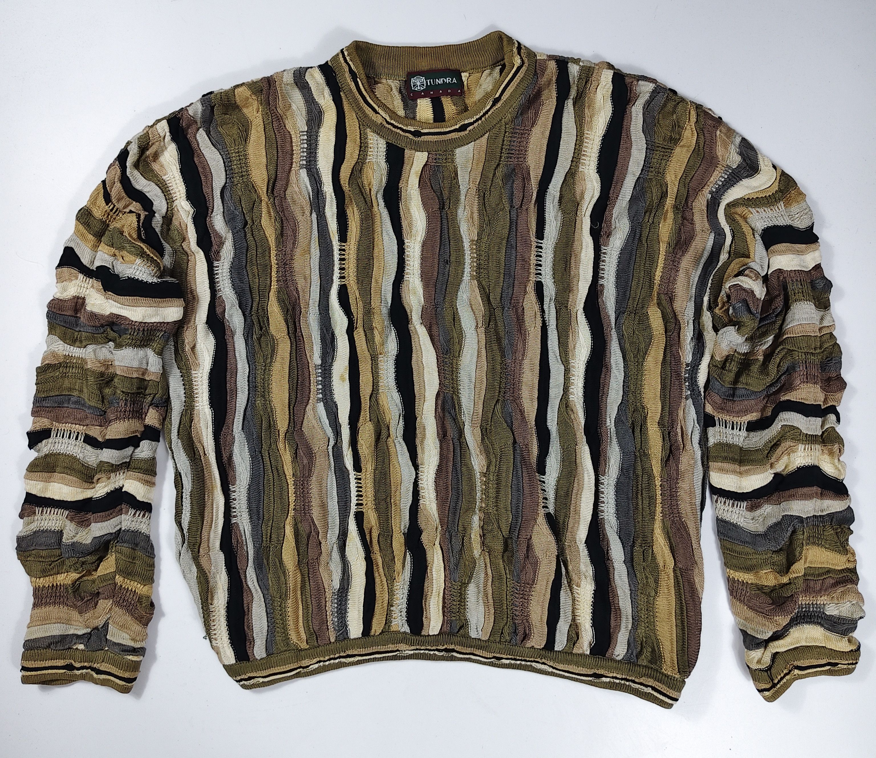 Tundra × Tundra Canada × Vintage Vintage 90's Tundra 3D knit