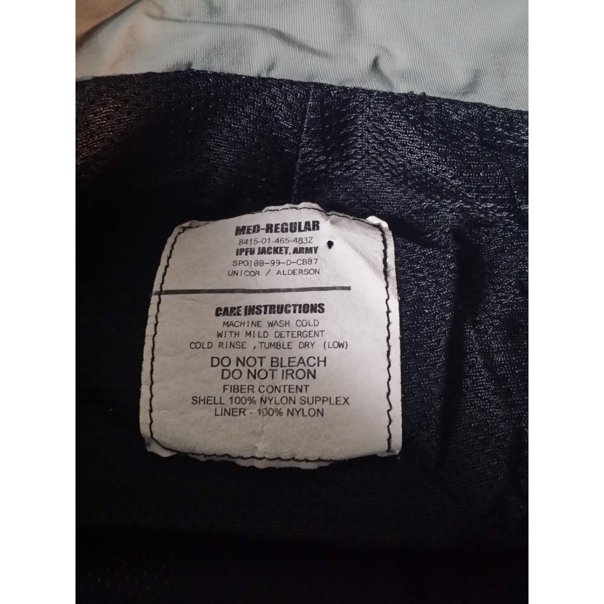Other Vintage 90s US Army Windbreaker Men Sz M Gray Black Physical Size US M / EU 48-50 / 2 - 6 Thumbnail