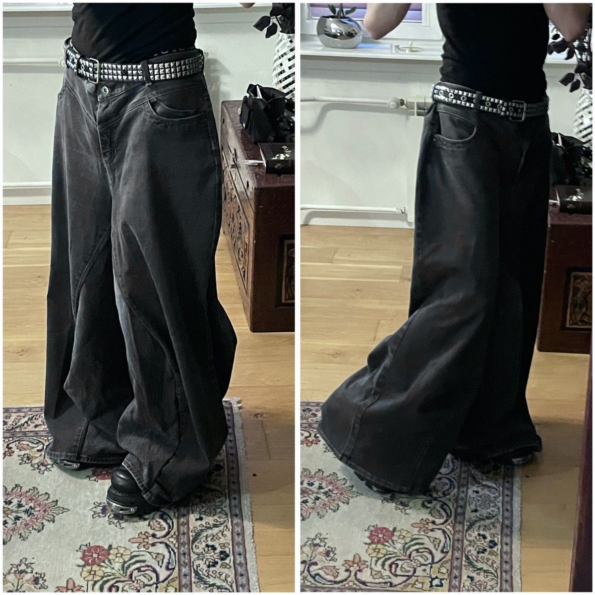 Handmade gray rare handmade Pants Size US 40 / EU 56 - 1 Thumbnail
