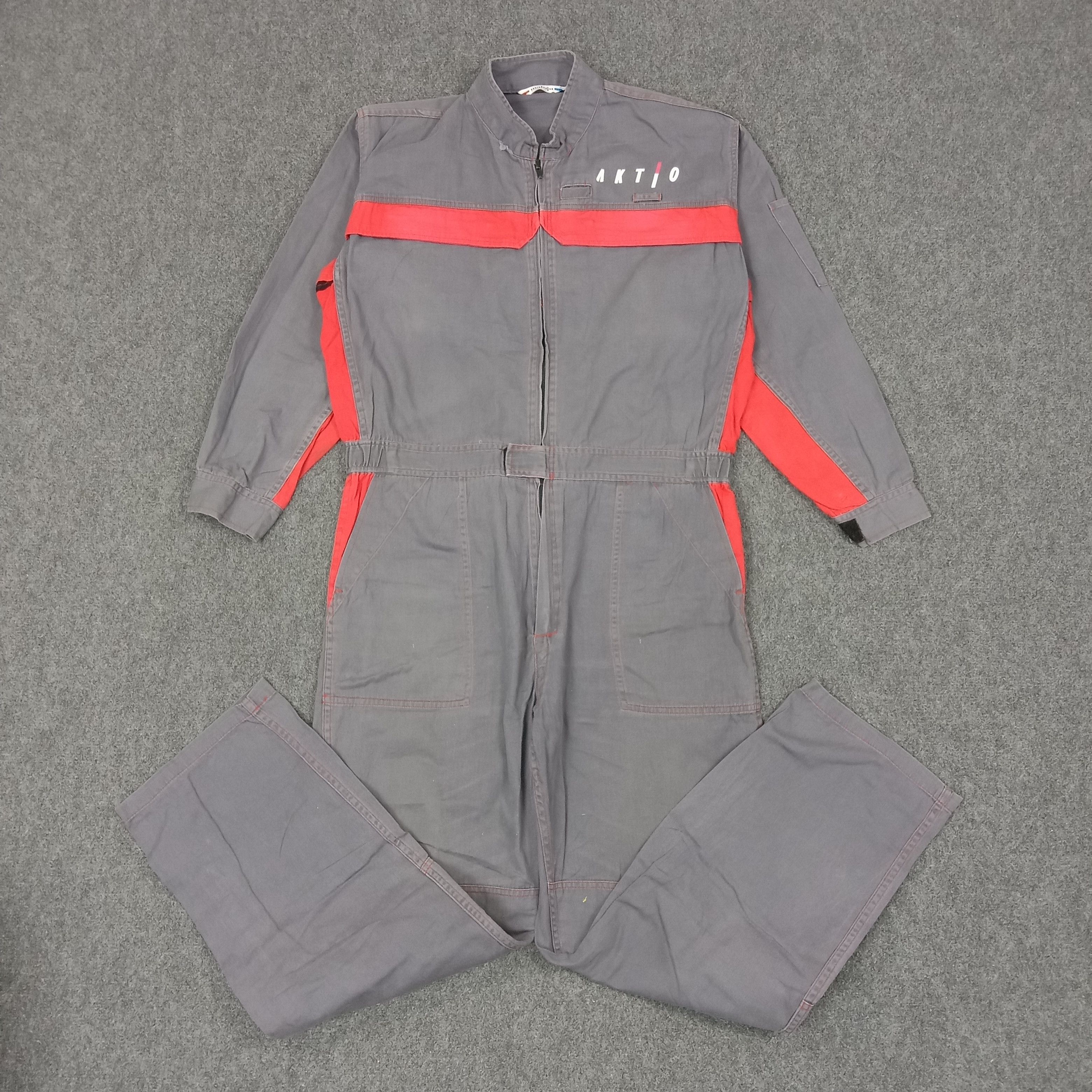 Japanese Brand × Vintage Aktlo Japanese Workwear Style Coverall Jacket Size US M / EU 48-50 / 2 - 5 Thumbnail