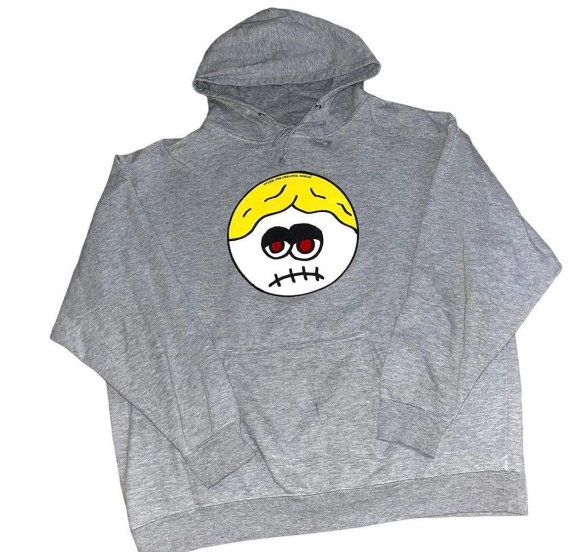 【glasses】GOLF WANG BIG FACE SWEATER Golf Wang Big Face Pink Medium New Worn Once Perfect | Depop