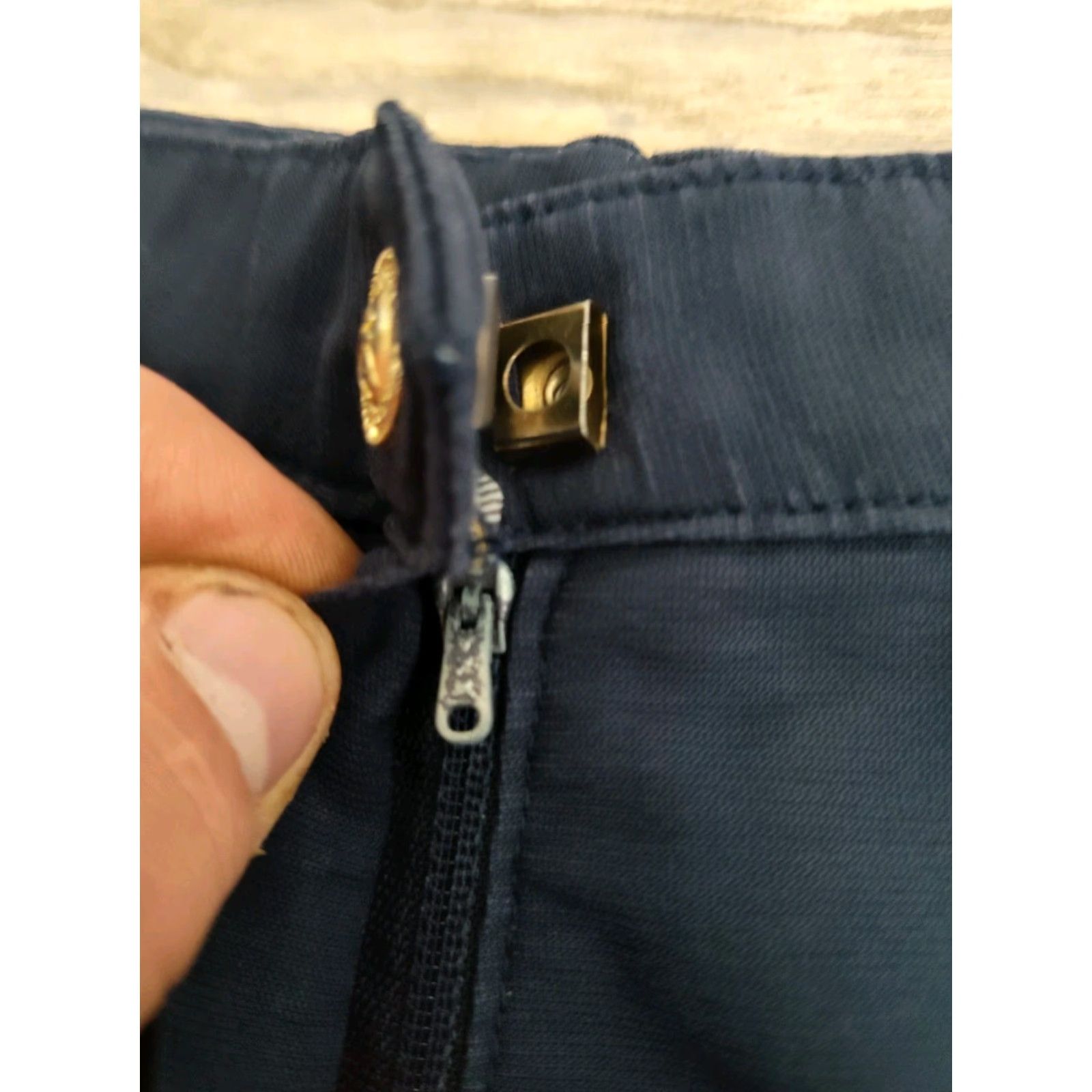 Vintage VTG Daewon Men's Golf Shorts Embroidered Monkey Blue Size 34x8 Size US 34 / EU 50 - 4 Thumbnail