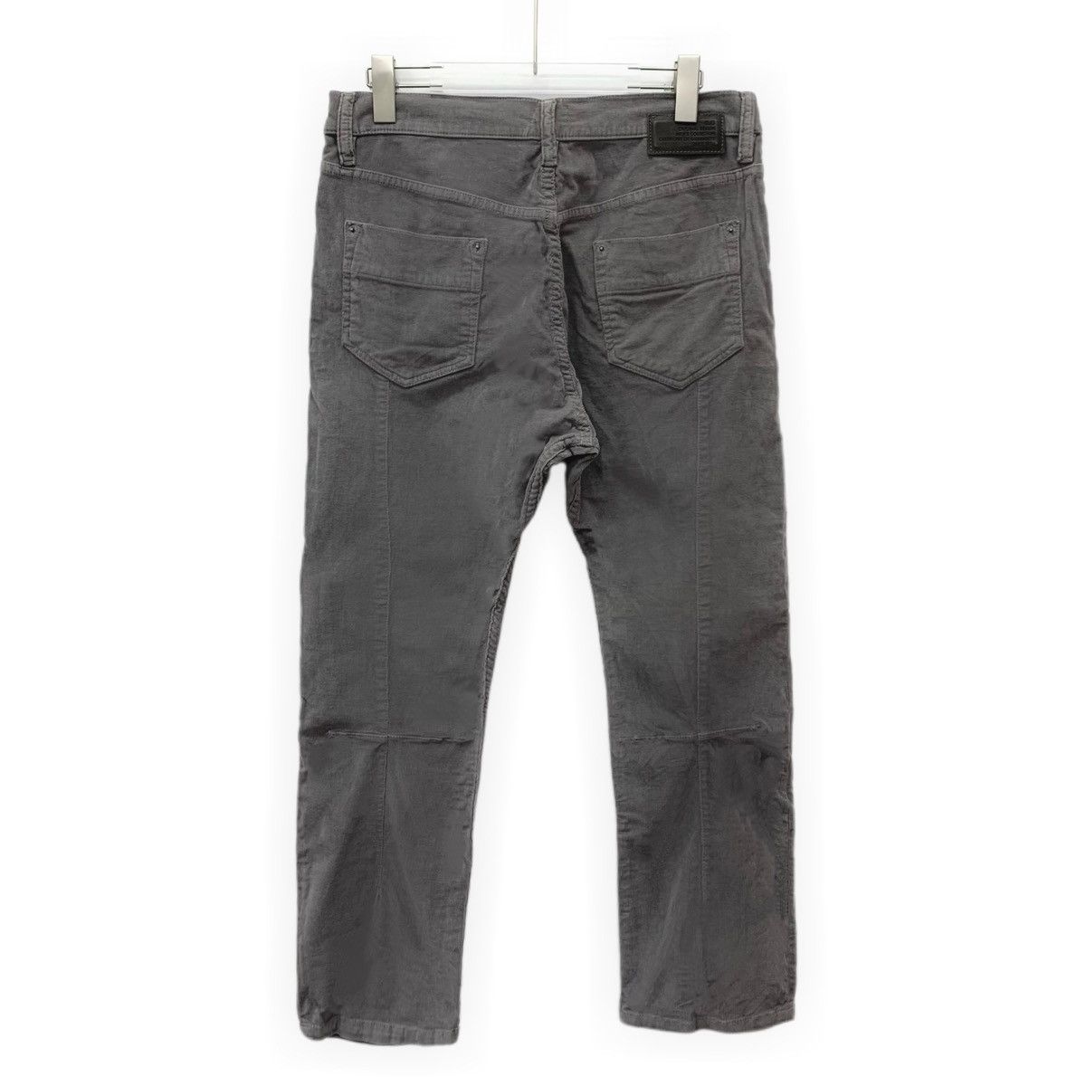 Dolce & Gabbana Dolce Gabbana Grey Brown Washed Cotton Casual Pants K26WX Size US 29 - 2 Thumbnail
