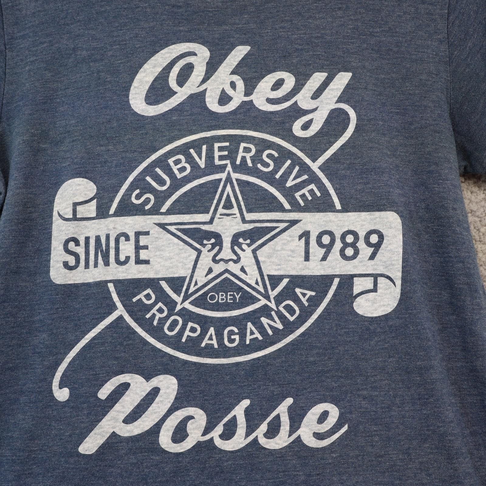 Obey Vtg Womens Obey Propaganda Made USA Shirt Medium Size M / US 6-8 / IT 42-44 - 1 Thumbnail