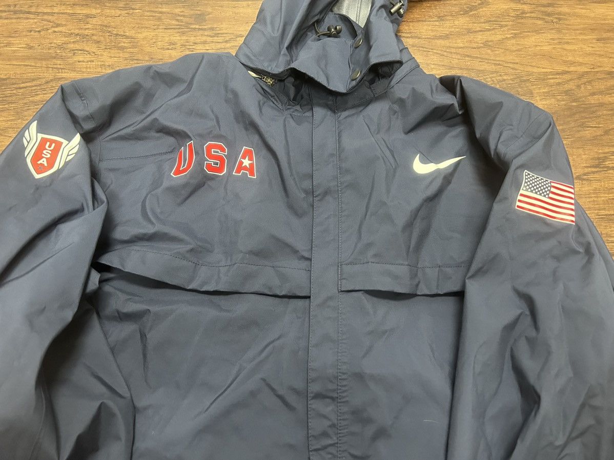 Nike × Vintage Nike y2k Olympics rain jacket with hood large Size US L / EU 52-54 / 3 - 4 Thumbnail