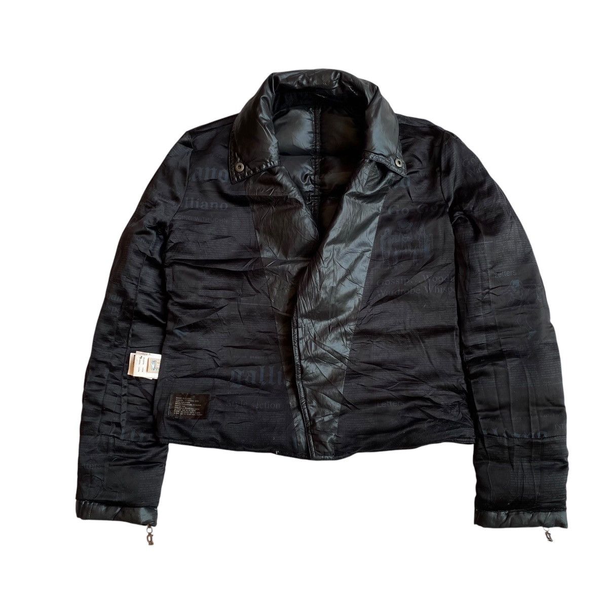 John Galliano Galliano Bikers Puffer Down Jacket Size US S / EU 44-46 / 1 - 8 Thumbnail