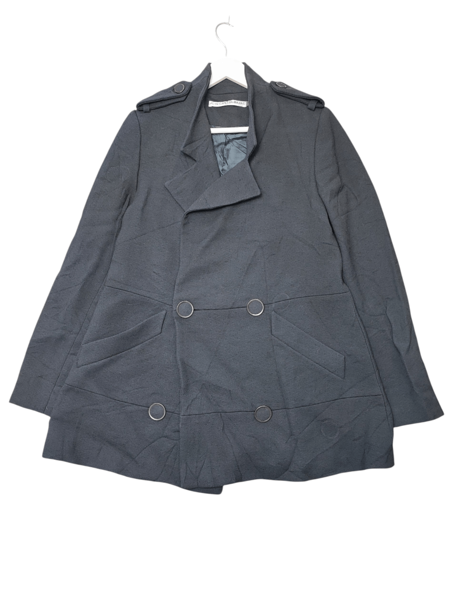 Jean Charles De Castelbajac Castelbajac Archive Pea Coat Double Breasted Military Jacket Size US L / EU 52-54 / 3 - 1 Thumbnail