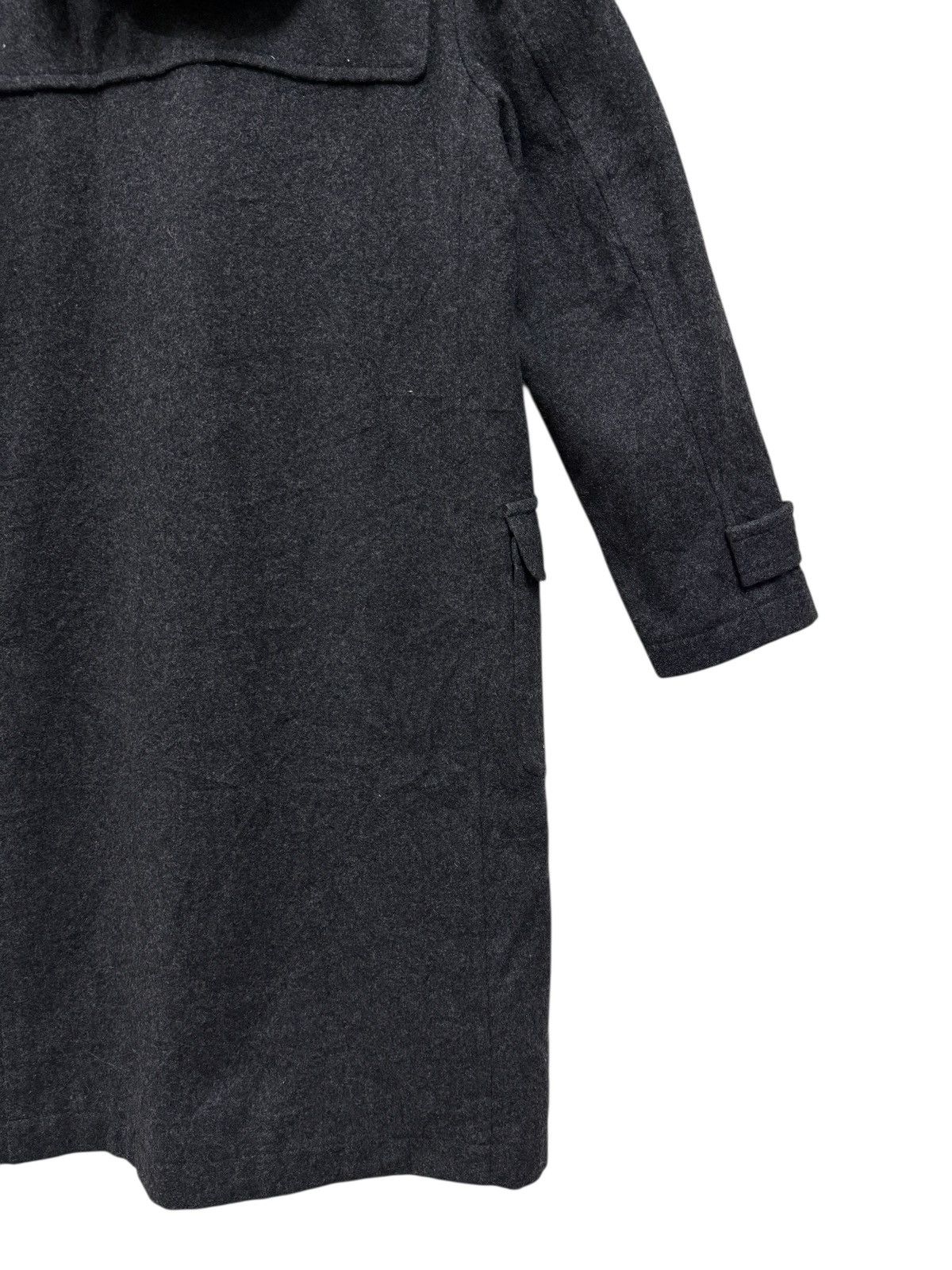 Yohji Yamamoto Ined By Yohji Yamamoto Duffle Coat Hooded Wool Size US M / EU 48-50 / 2 - 8 Thumbnail