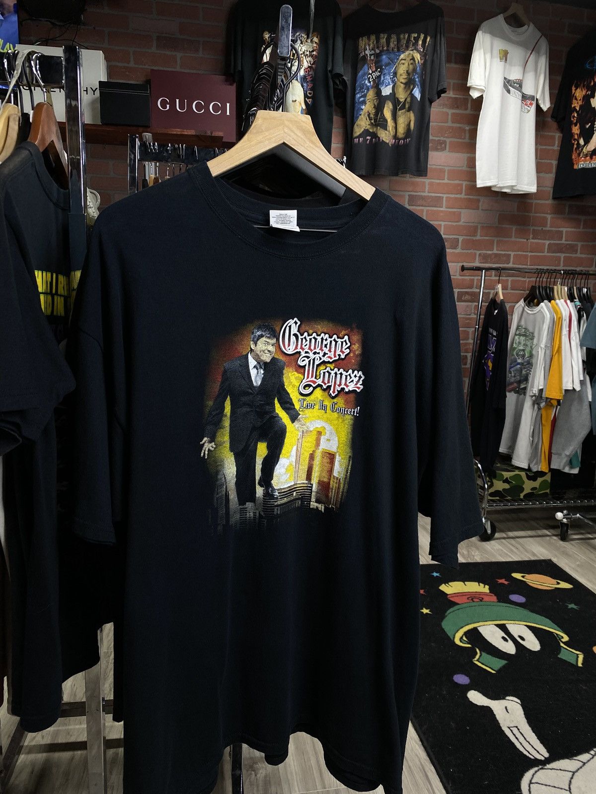 Vintage Vintage 00’ George Lopez Tour T-Shirt Size 2XL Size US XXL / EU 58 / 5 - 7 Thumbnail