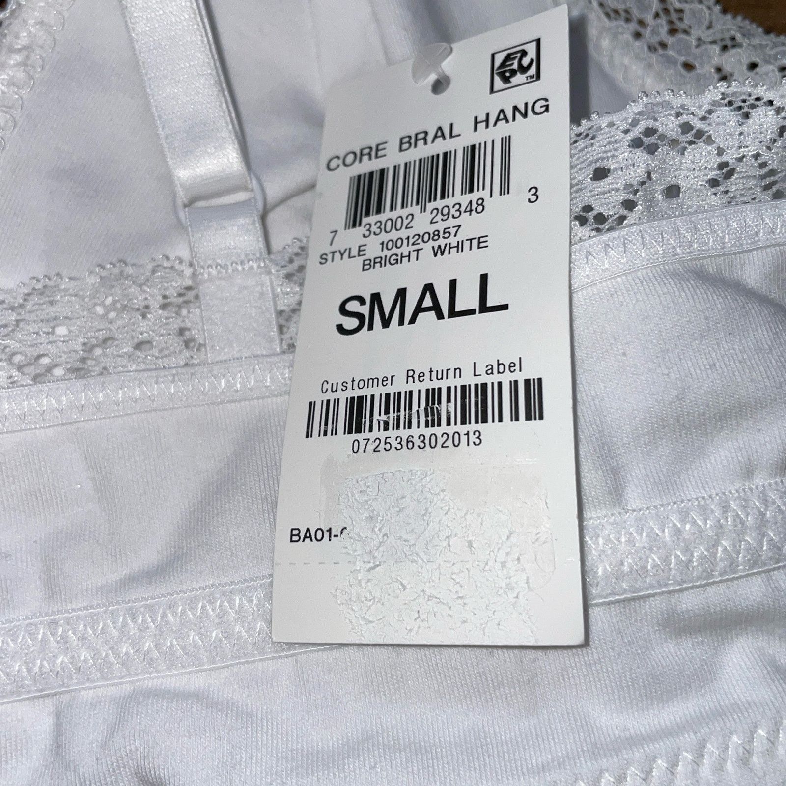 NO ID Jenni Wide Lace Bralette, set of 2 black/white Small Size ONE SIZE - 2 Thumbnail