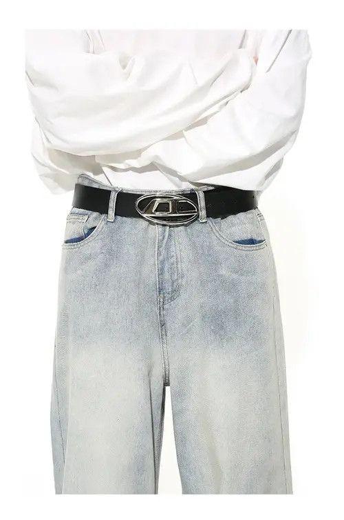 Japanese Brand Mizuho x Marie Light style washed blue baggy jeans Size US 34 / EU 50 - 6 Thumbnail