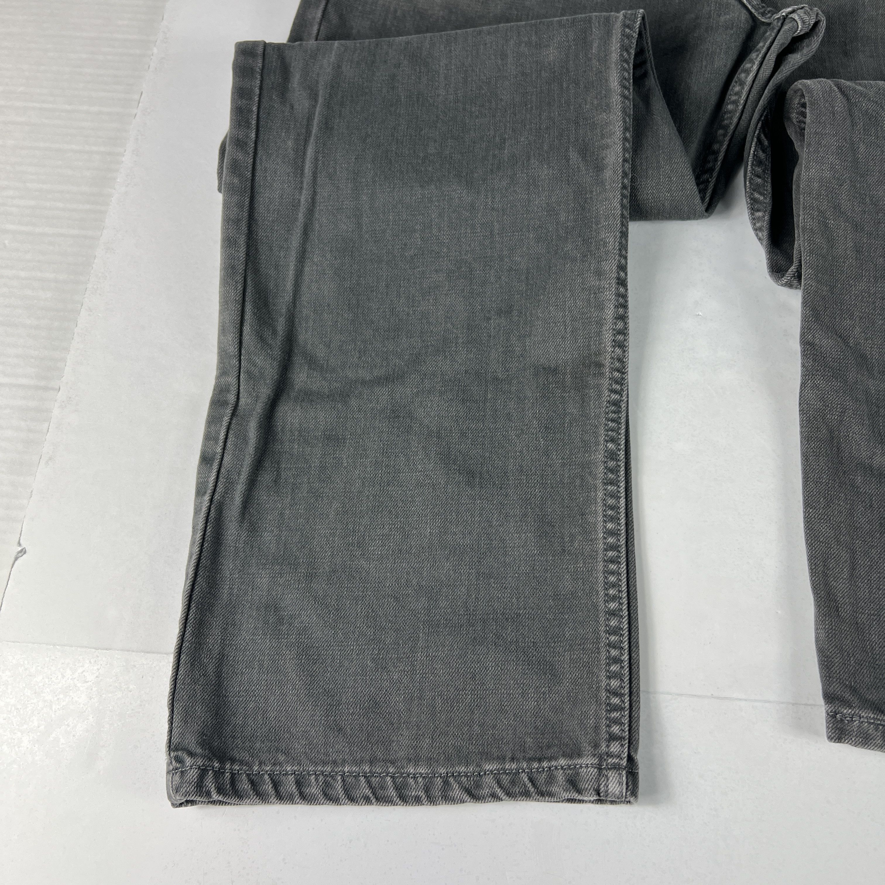 Levi's Levi's Jeans 505 Straight Dark Green Faded Cotton Denim Size US 36 / EU 52 - 6 Thumbnail