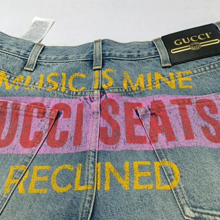 Gucci Gucci 100 Special Series Denim Shorts for Women-2507 Size 26" / US 2 / IT 38 - 5 Thumbnail