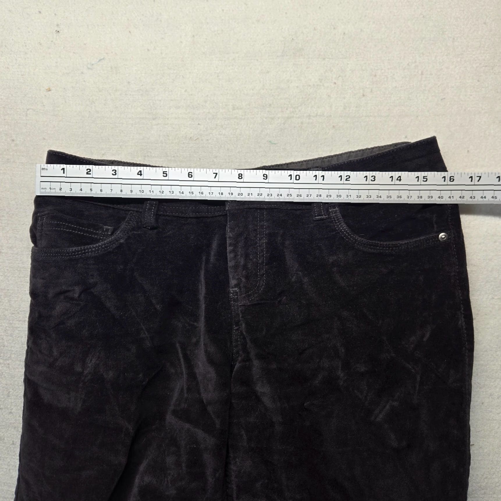 Vintage SONOMA Pants Chino Slim Mid Rise Black 6 Adult Pockets Button Classic Womens Size 28" / US 6 / IT 42 - 5 Thumbnail