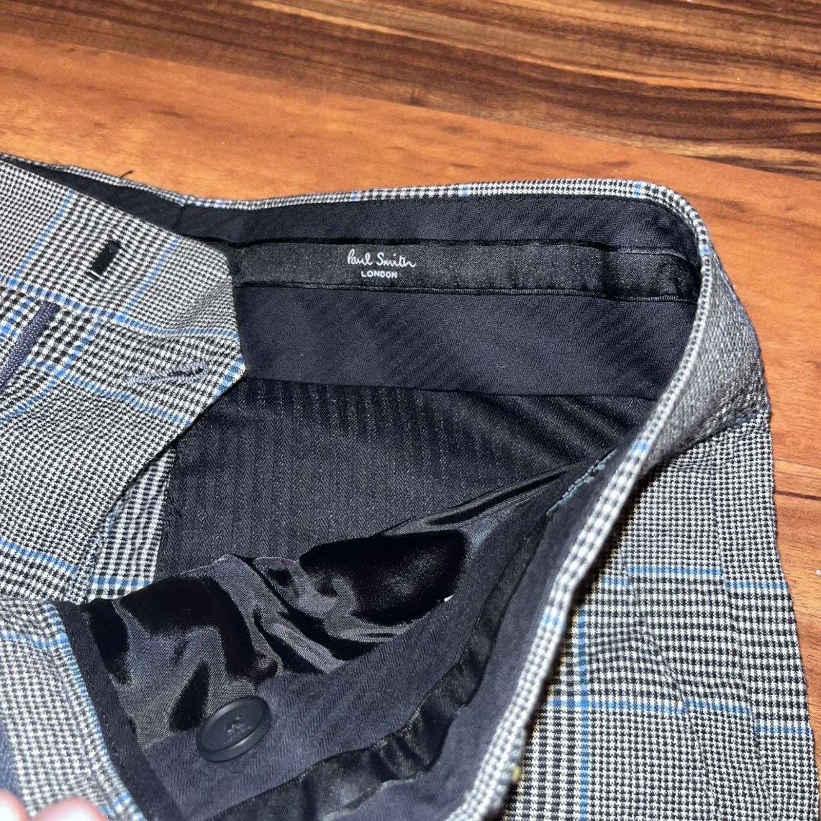 Paul Smith Paul Smith Prince of Wales Check Dress Pants Trousers 28x30 Size 34R - 4 Thumbnail