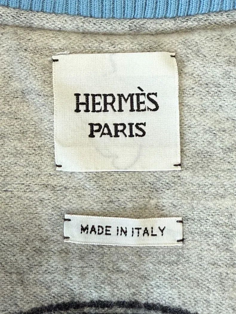 Hermes Hermes Women's flight jacket, blue print version Size XXS / US 00 / IT 34 - 8 Thumbnail