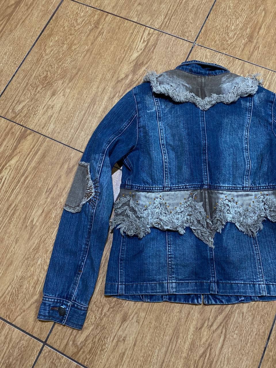 Dolce & Gabbana Ladies Embellished Handmade Denim Jean Jacket Size M / US 6-8 / IT 42-44 - 10 Thumbnail