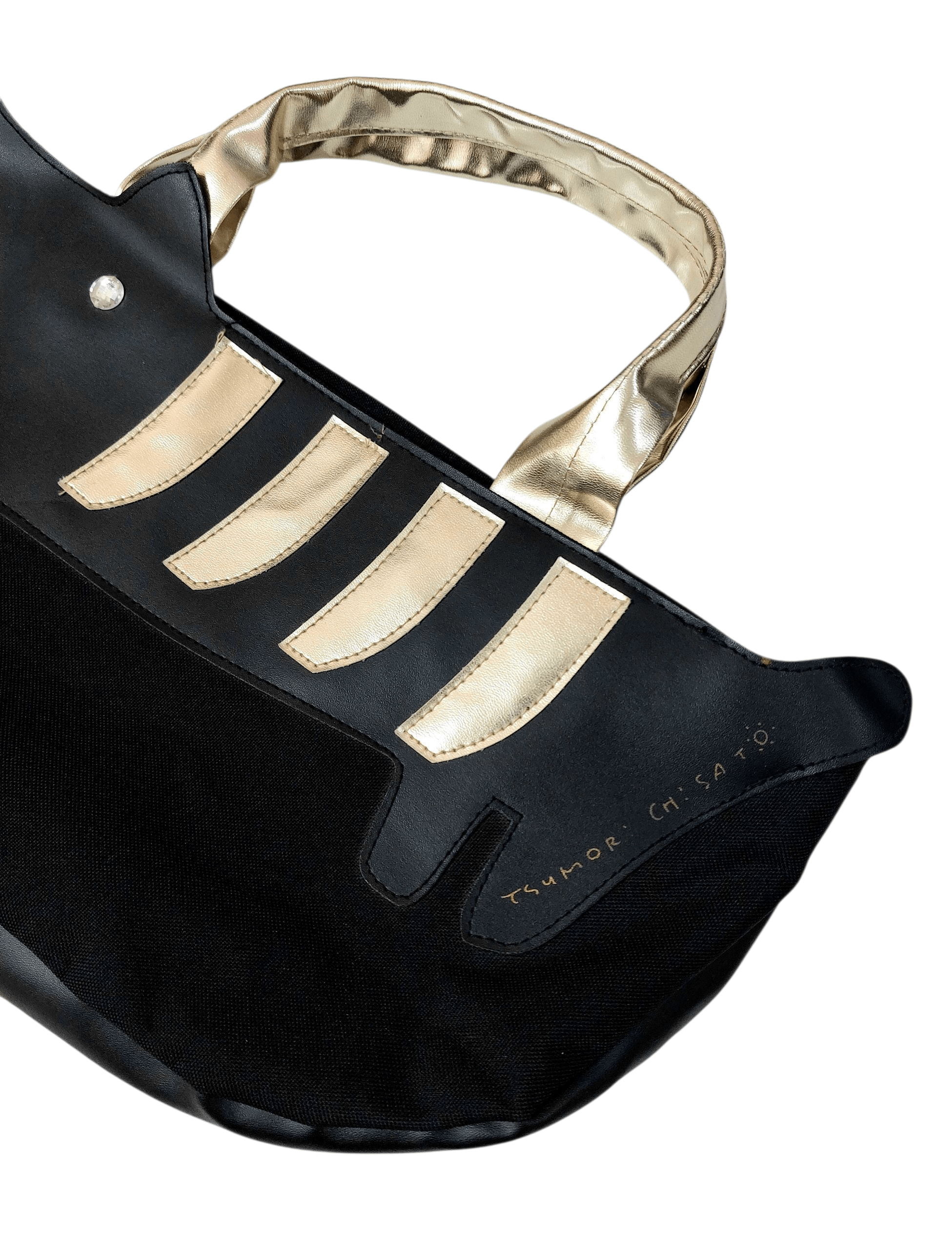 Tsumori Chisato Tsumuri Chisato Semi Leather Black Cat Handle Bag Size ONE SIZE - 1 Thumbnail