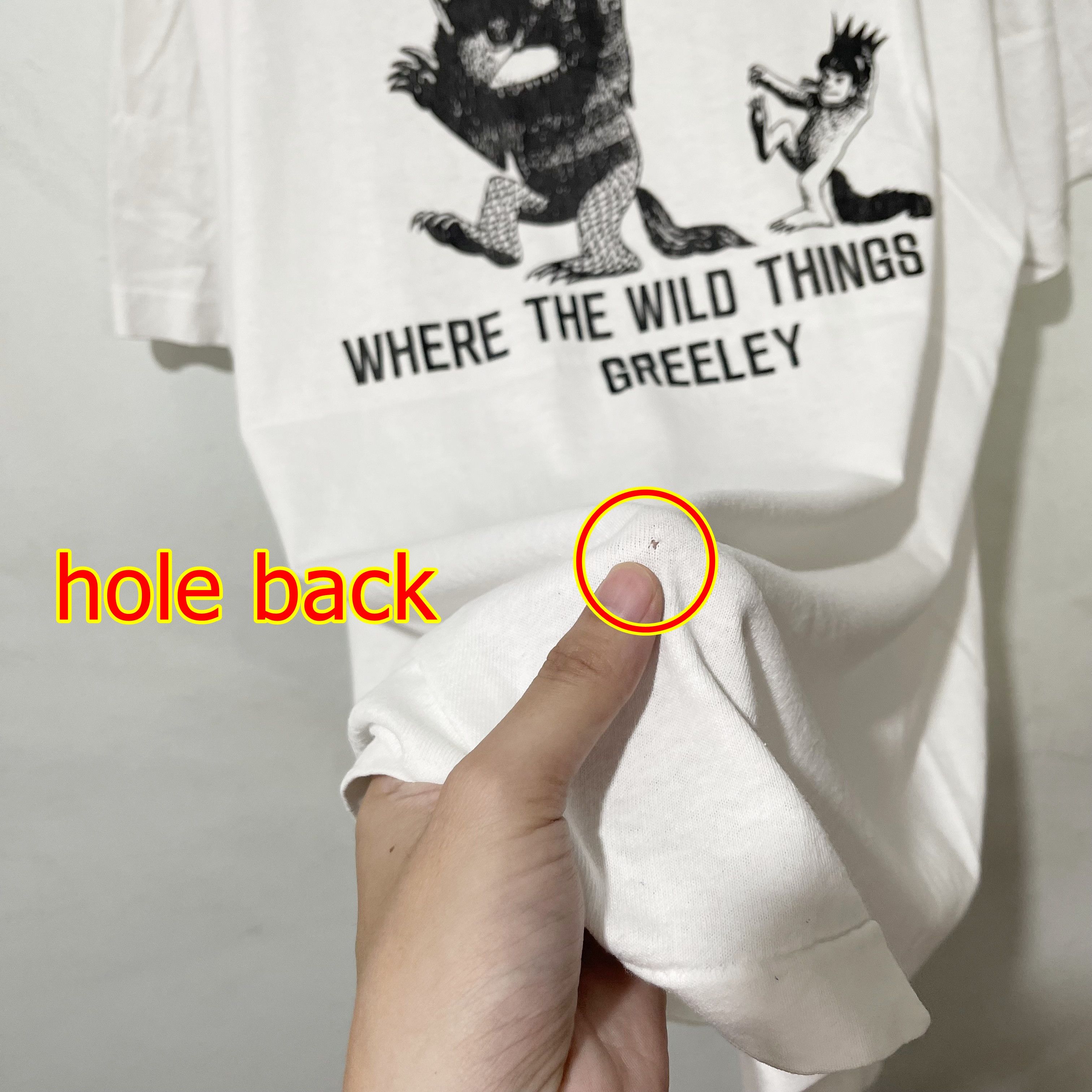 Vintage Vintage 90s Where the Wild Things Are Greeley T-Shirt Size US L / EU 52-54 / 3 - 10 Thumbnail