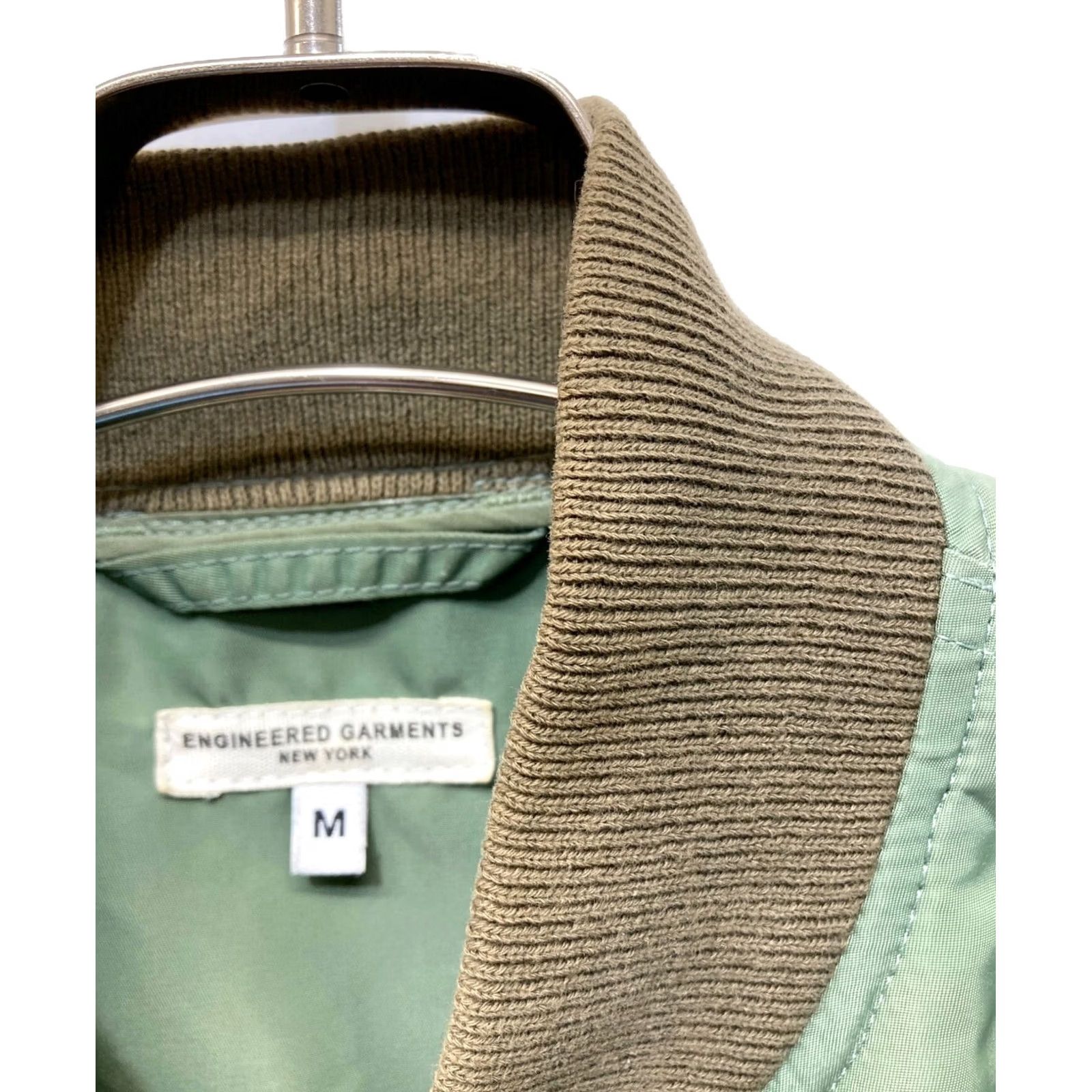 Engineered Garments Engineered Garments Aviator Jacket Khaki Green/Brown M Men's Zip-up Size US M / EU 48-50 / 2 - 6 Thumbnail