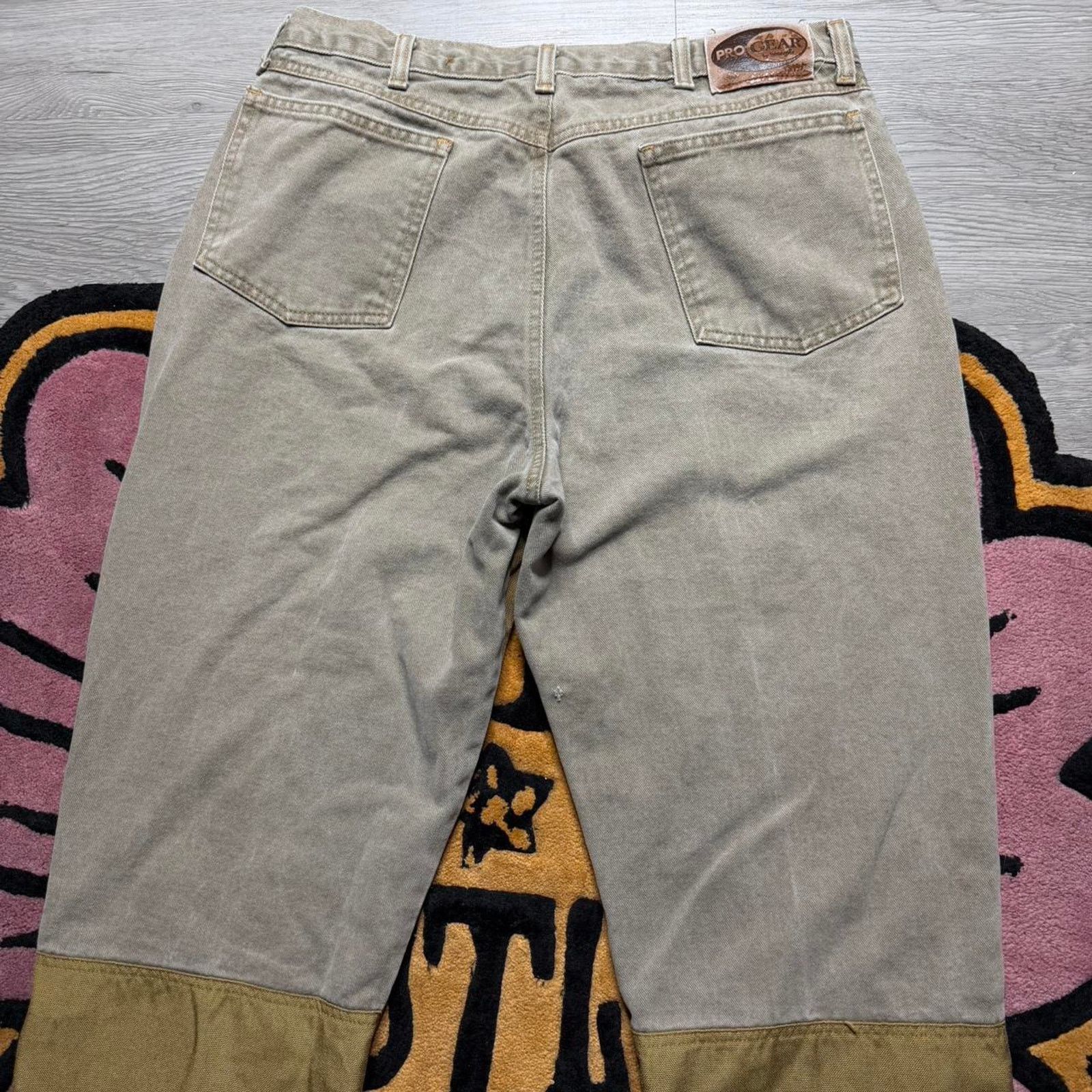 Vintage × Wrangler Vintage Wrangler Pro Gear Double Knee Hunting Pants 36x32 Size US 36 / EU 52 - 8 Thumbnail