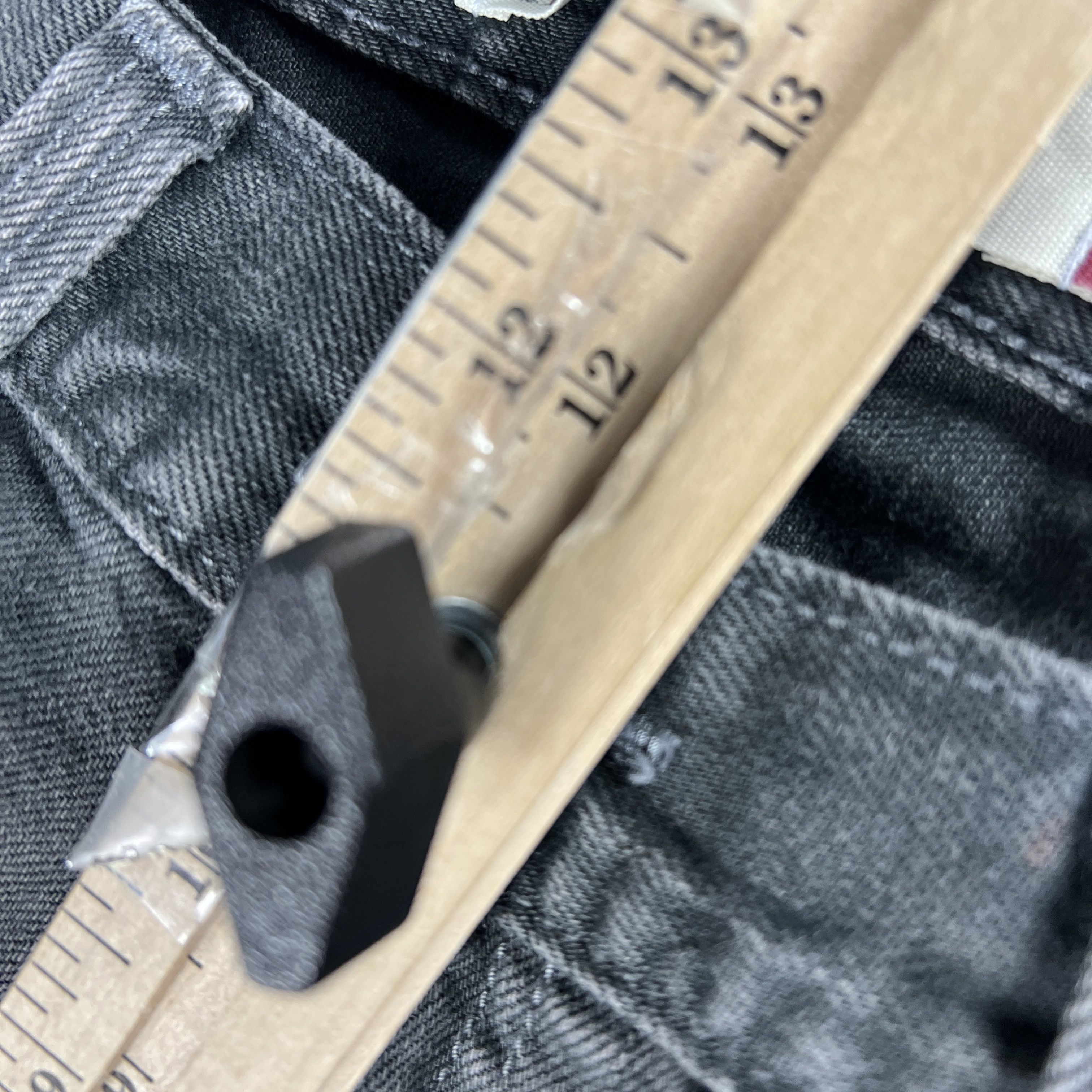 Levi's Levi's Jeans 505 Straight Dark Green Faded Cotton Denim Size US 36 / EU 52 - 19 Thumbnail