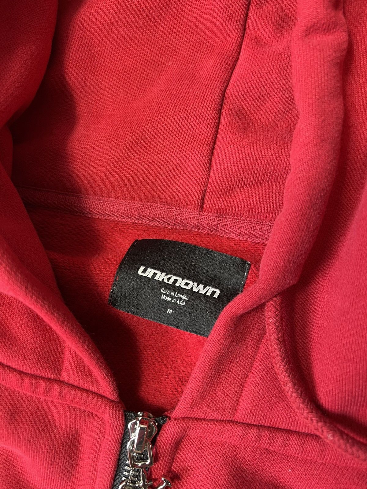 Unknown London Unknown London Rheistones Baggy Heavy Zip Hoodie Size US M / EU 48-50 / 2 - 11 Thumbnail