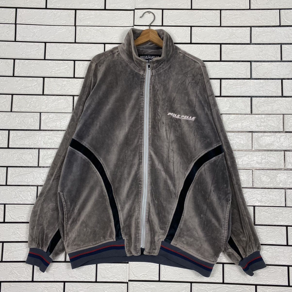 Marc Buchanan 🔥VINTAGE BOMBER JACKET ZIPPER MARC BUCHANAN PELLE PELLE Size US XL / EU 56 / 4 - 1 Thumbnail