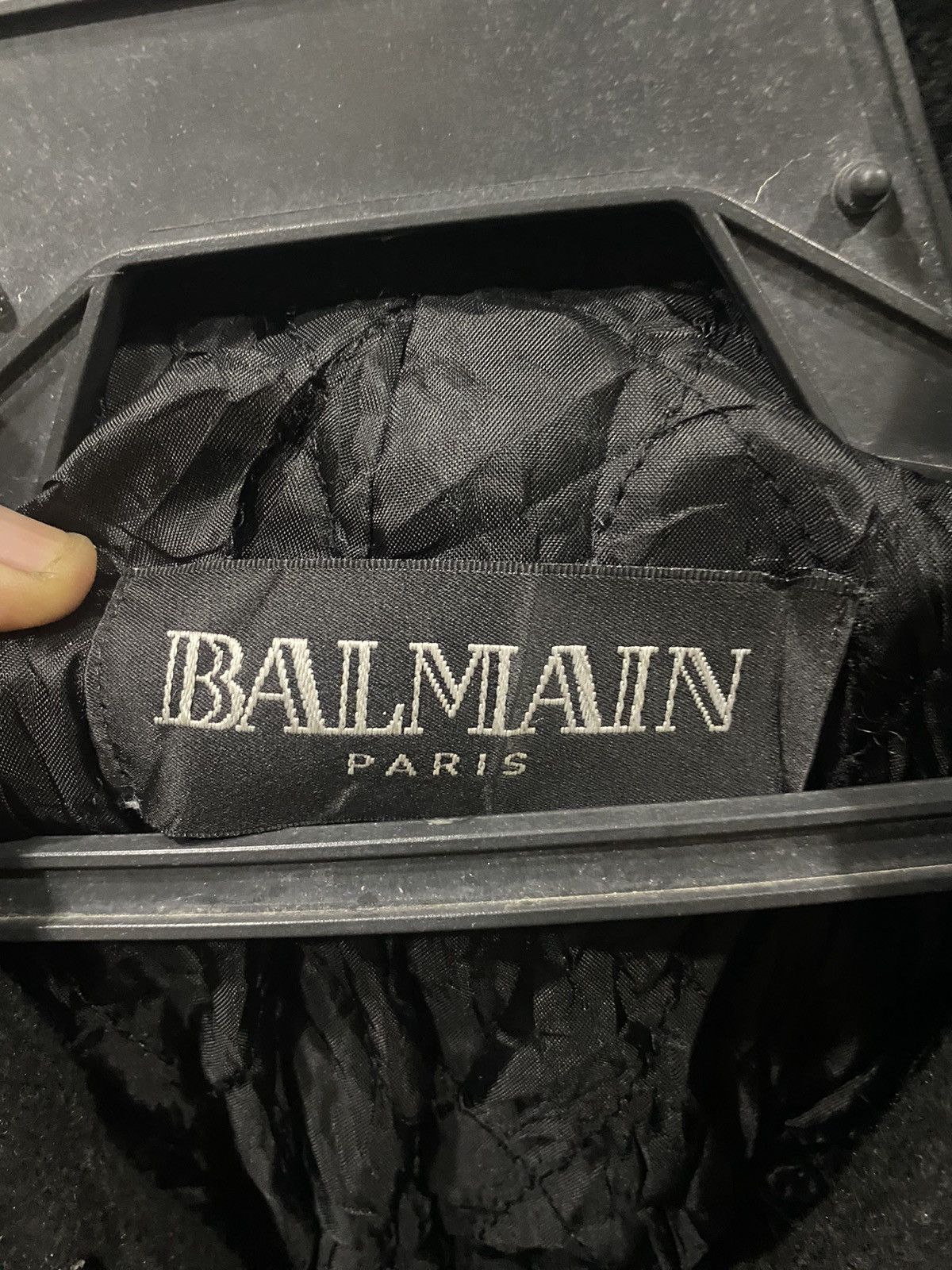 Balmain × Vintage Vintage Balmain Wool Jacket Size US L / EU 52-54 / 3 - 5 Thumbnail