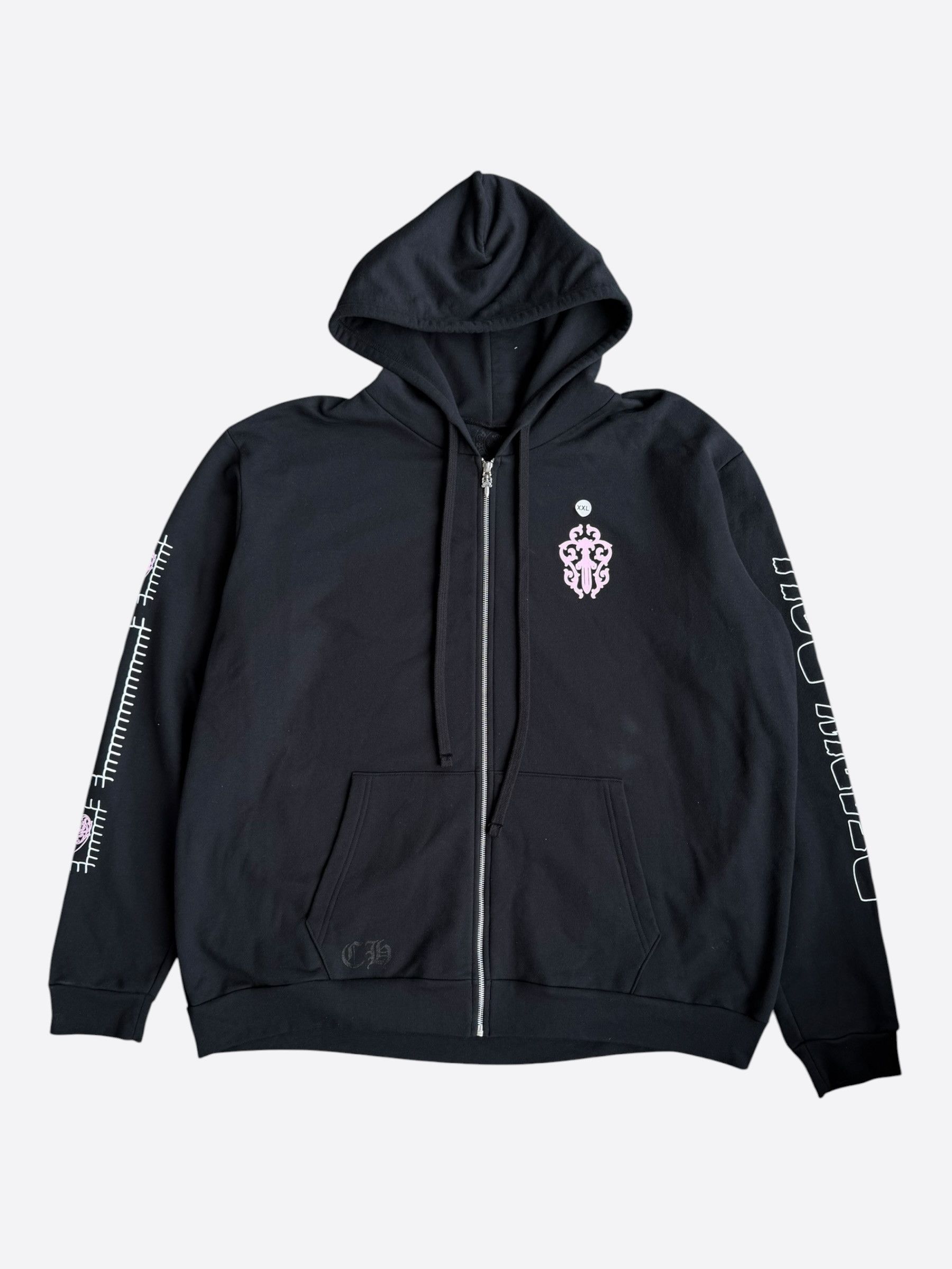 Chrome Hearts Chrome Hearts Deadly Doll Black Pink Cemetery Zip