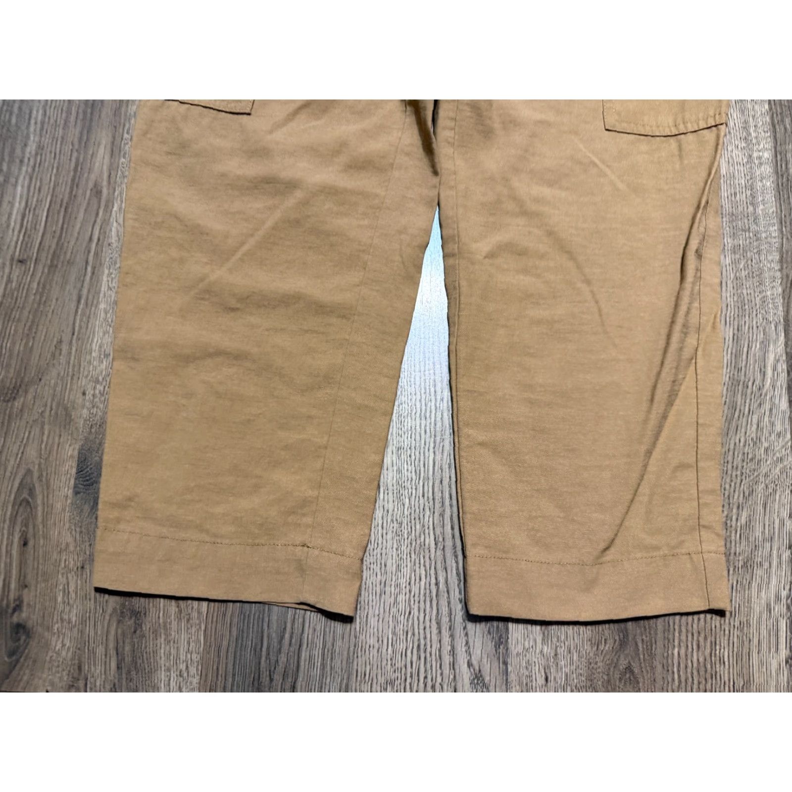 Vintage A New Day Pants Womens Small Brown Straight Leg Pull On Cargo Pants Size 28" / US 6 / IT 42 - 4 Thumbnail