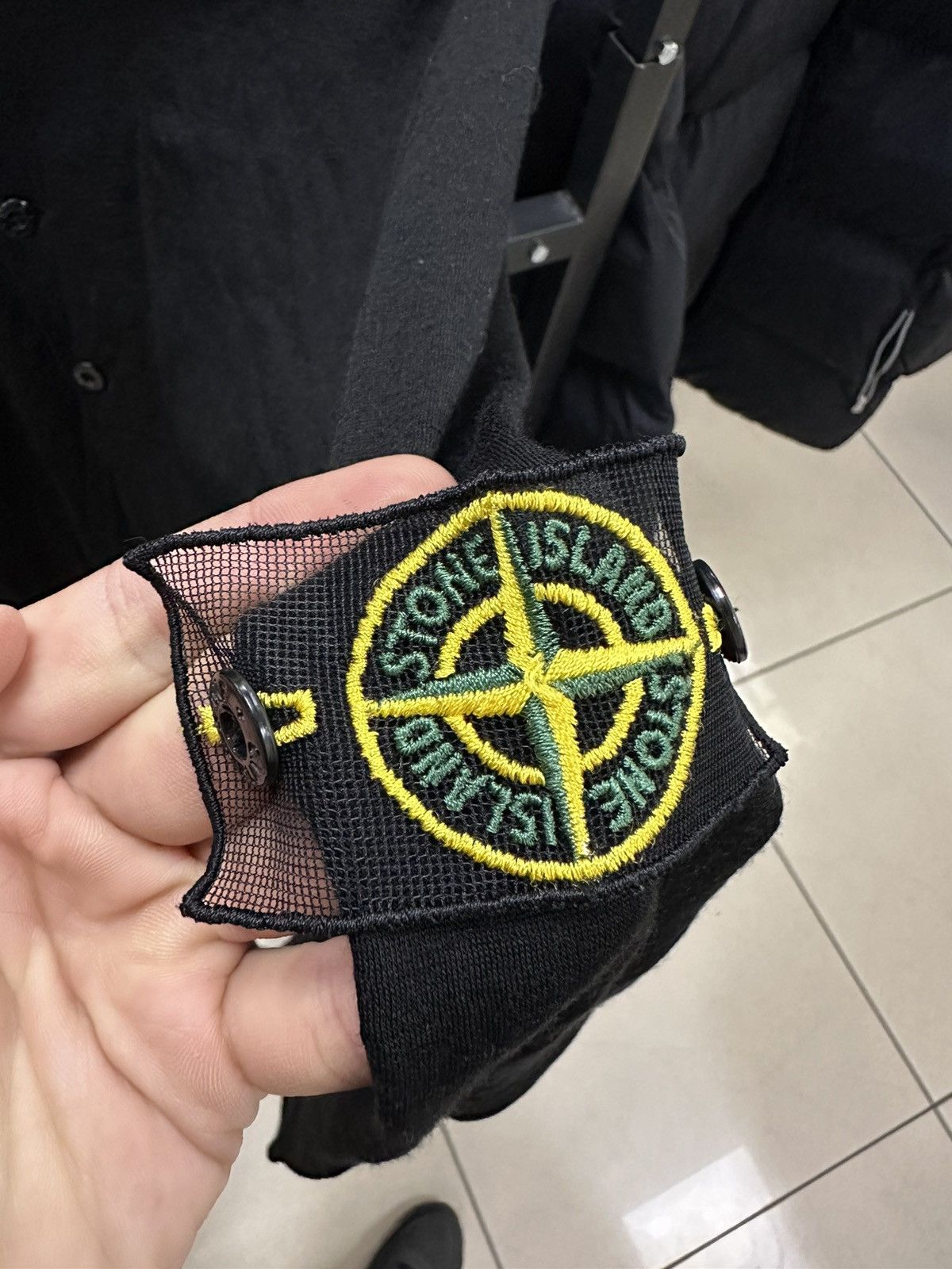 Stone Island × Vintage Vintage stone island rugby shirt patch rare size L/XL Size US XL / EU 56 / 4 - 4 Thumbnail