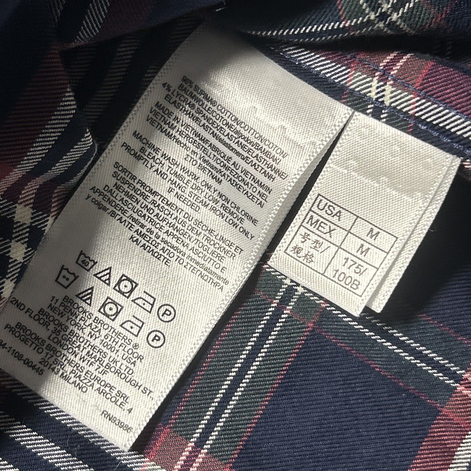 Brooks Brothers Brooks Brothers Flannel Button Shirt Medium Pocket Oxford Size US M / EU 48-50 / 2 - 7 Thumbnail