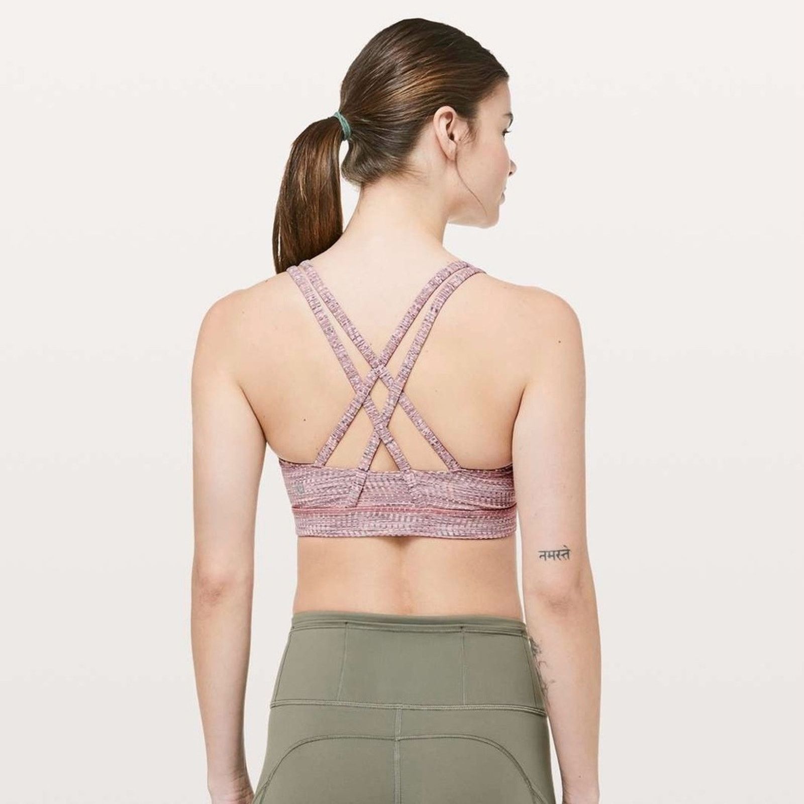Lululemon Lululemon Energy Bra in Arrow Jacquard Antique Bark Copper Size XL / US 12-14 / IT 48-50 - 2 Thumbnail