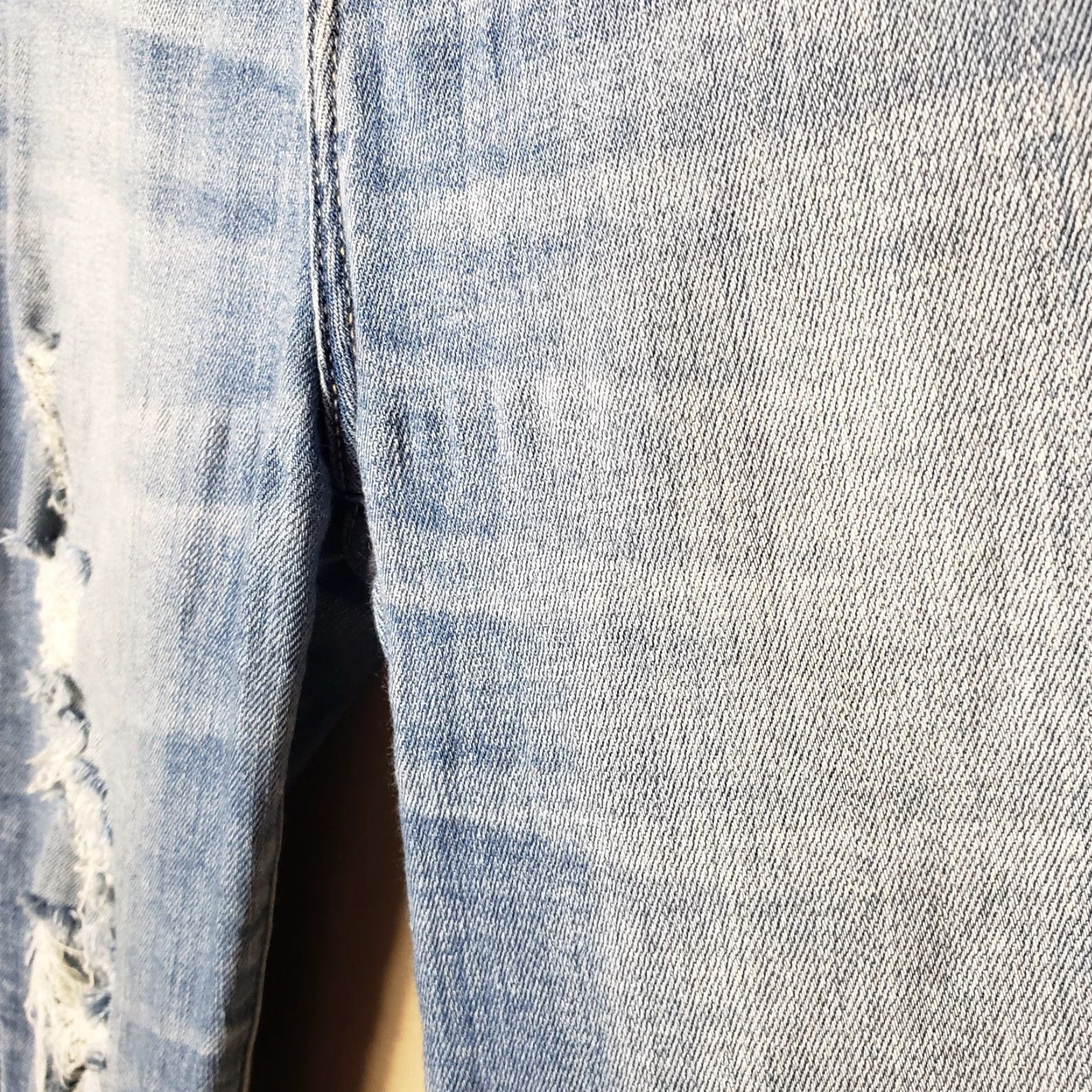 Abercrombie & Fitch Abercrombie & Fitch Simone High Rise Super Skinny Jeans-Size 27/4 Short Women Denim Blue Distressed Zip Fly Vintage NoPattern Size 27" / US 4 / IT 40 - 4 Thumbnail