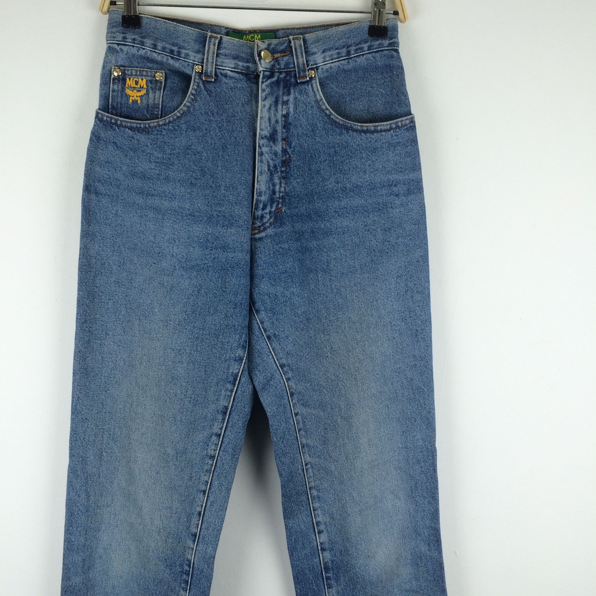 MCM × Vintage x162 MCM ITALY VTG HIGH WAIST JEANS Size 29" - 3 Thumbnail