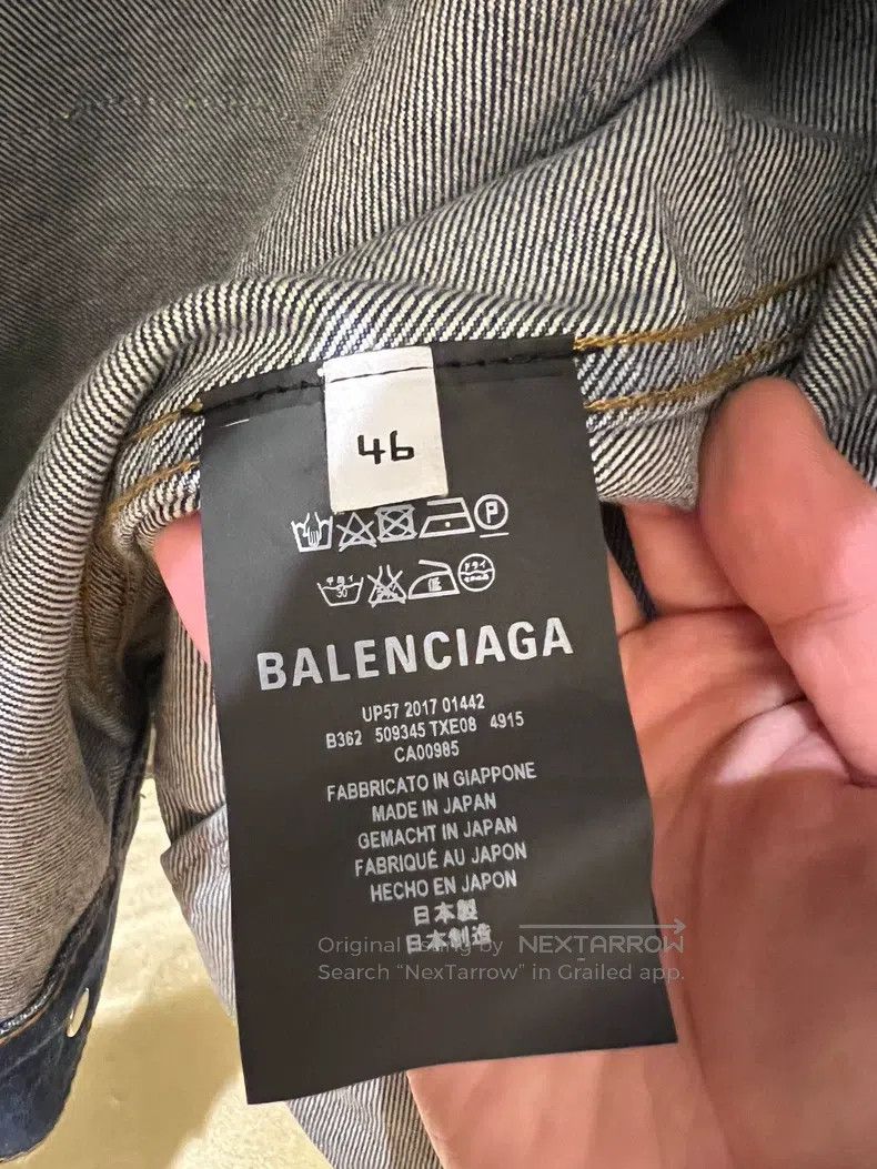 Balenciaga Balenciaga Patchwork Denim Jacket Size US S / EU 44-46 / 1 - 6 Thumbnail