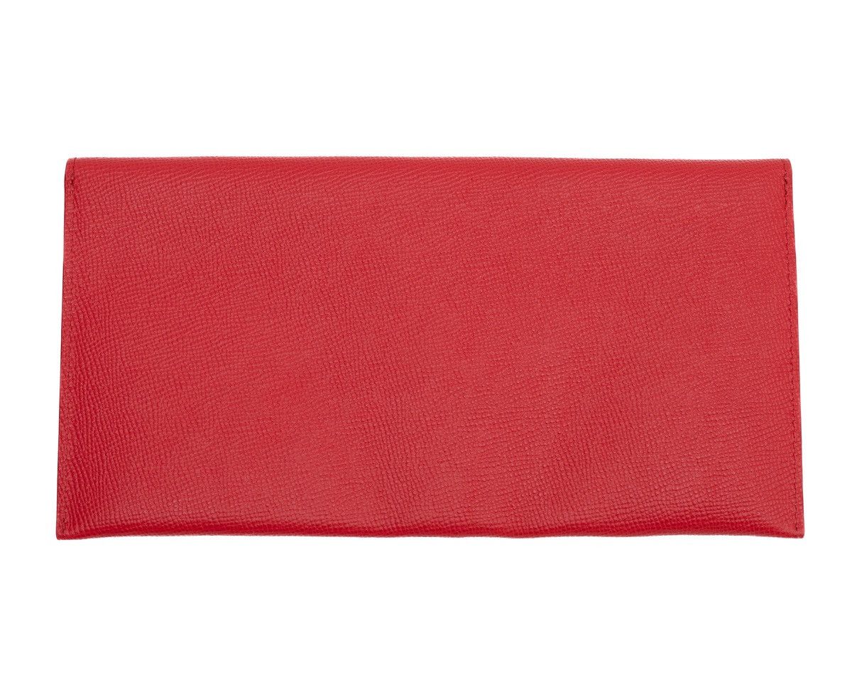 MCM MCM Red Canvas Logo Envelope Cosmetics Pouch Size ONE SIZE - 4 Thumbnail