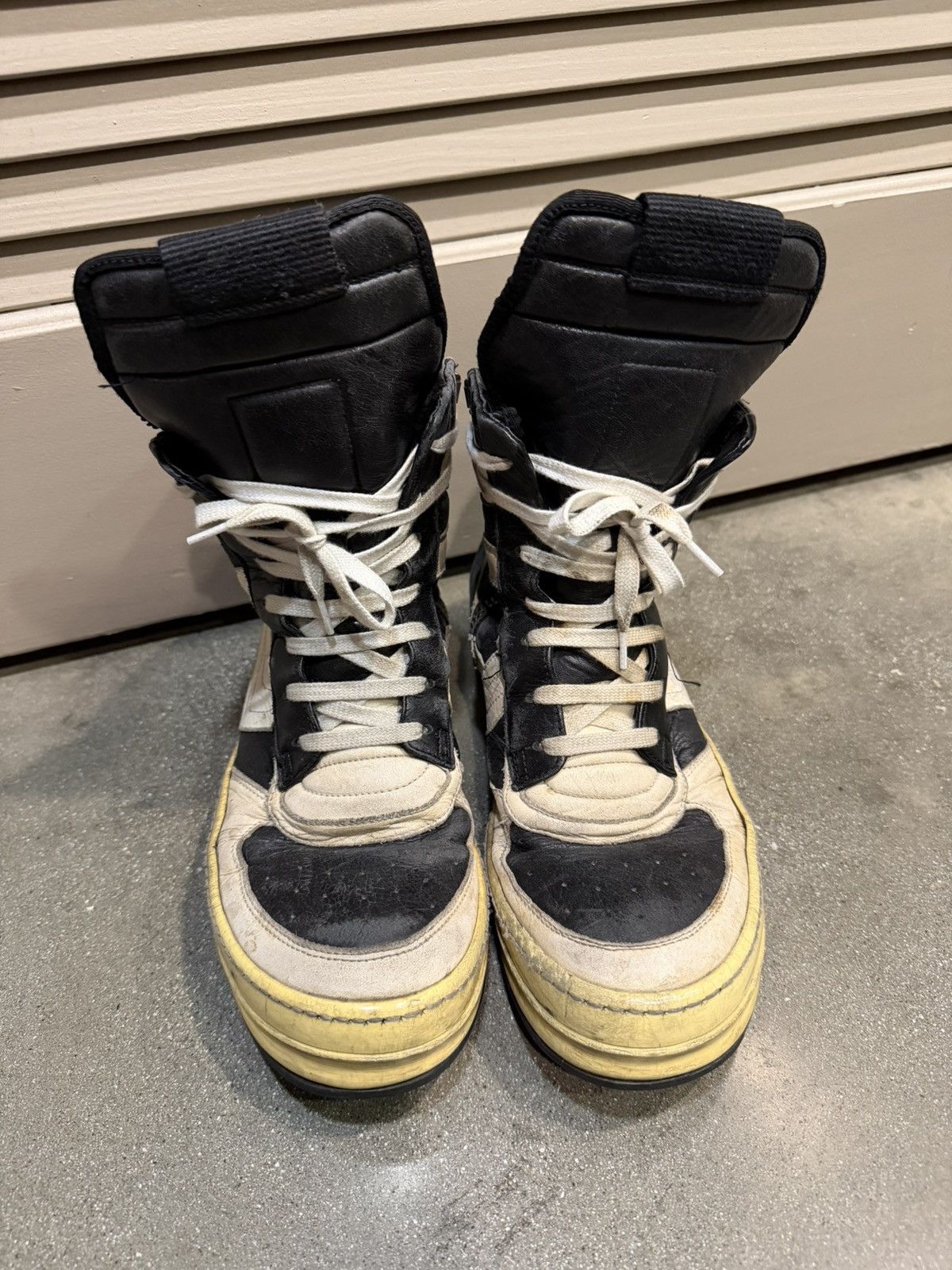 Rick Owens AW06 Oreo Geobasket Dunks Size US 9.5 / EU 42-43 - 2 Thumbnail