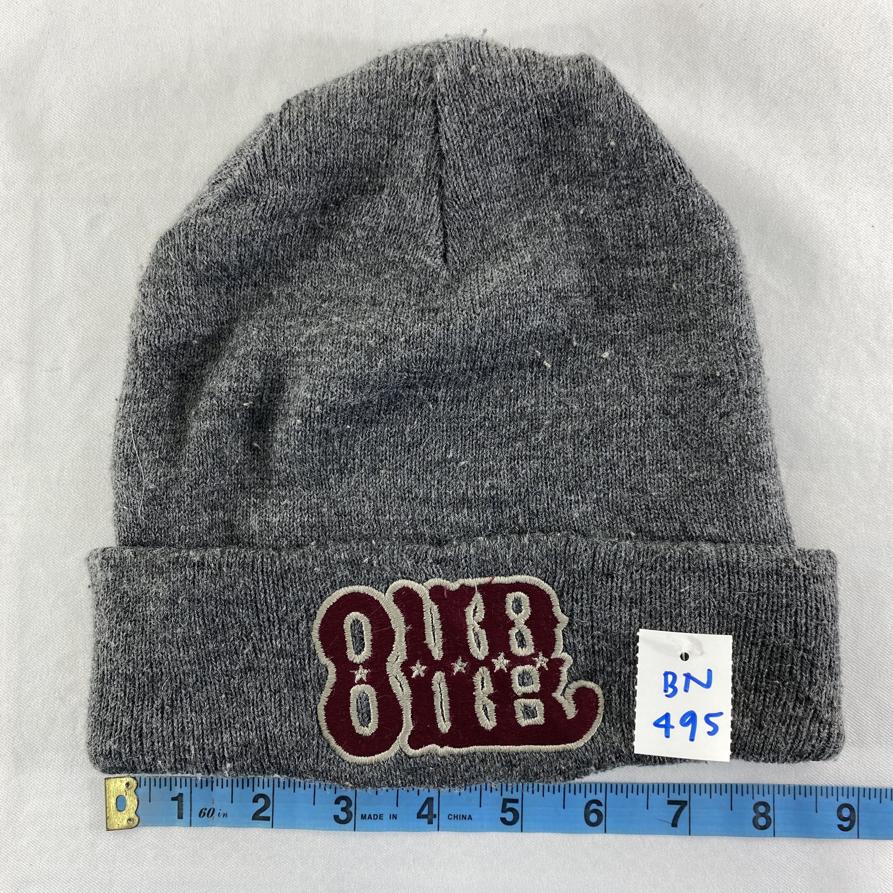 Japanese Brand Embroidery Snow Cap Hat Beanie -BN495 Size ONE SIZE - 4 Thumbnail