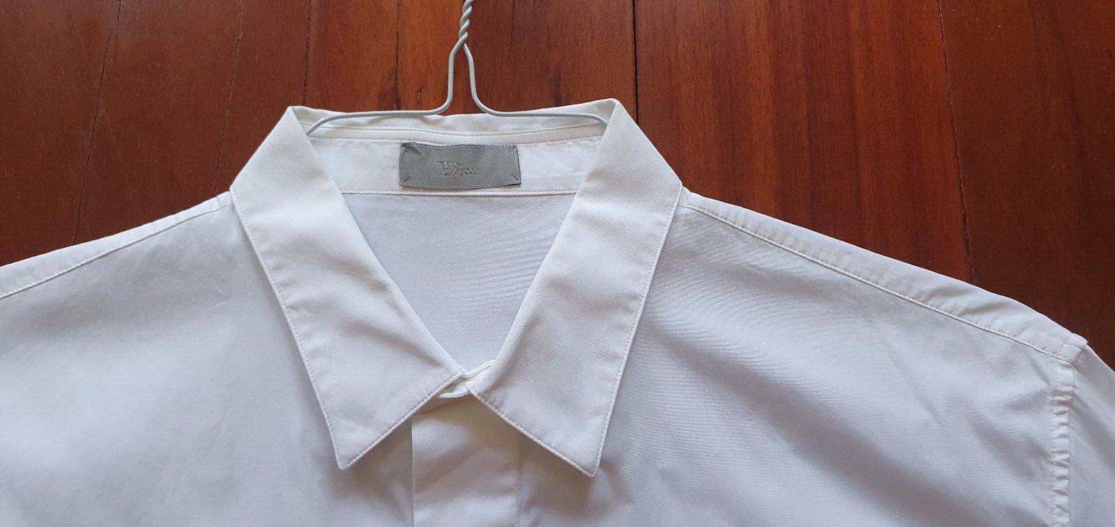 Dior Dior Shirt Sze 39/M-L/ /White/Cotton Size M / US 6-8 / IT 42-44 - 3 Thumbnail