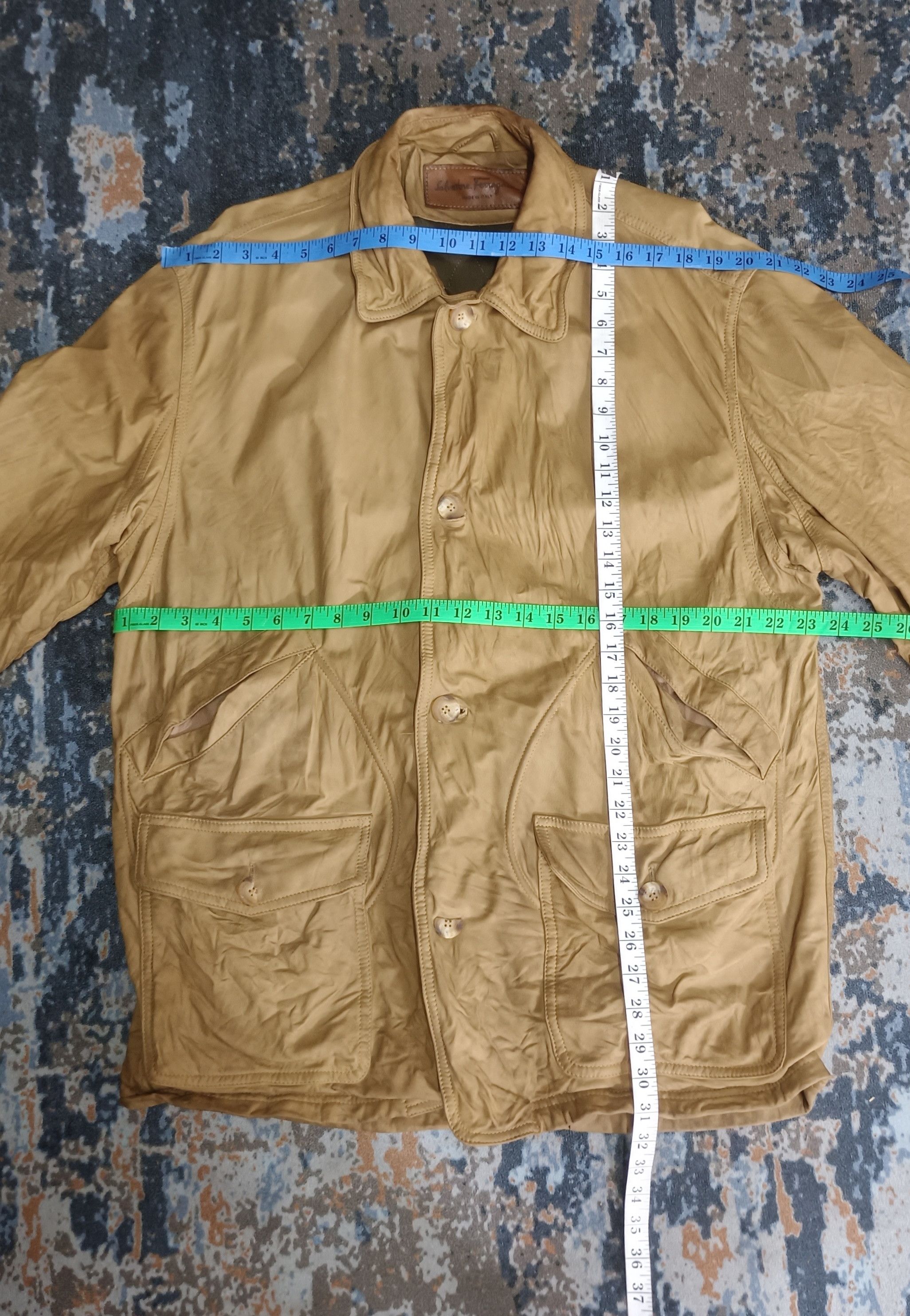 Salvatore Ferragamo 🔥Salvatore Faragamo Leather Men Jacket Size US L / EU 52-54 / 3 - 13 Thumbnail