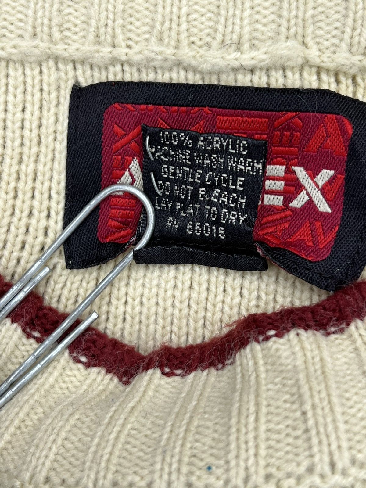 Avirex Rare Vintage Y2K Avirex Panther Intarsia Knit Sweater -XXL Size US XXL / EU 58 / 5 - 9 Thumbnail