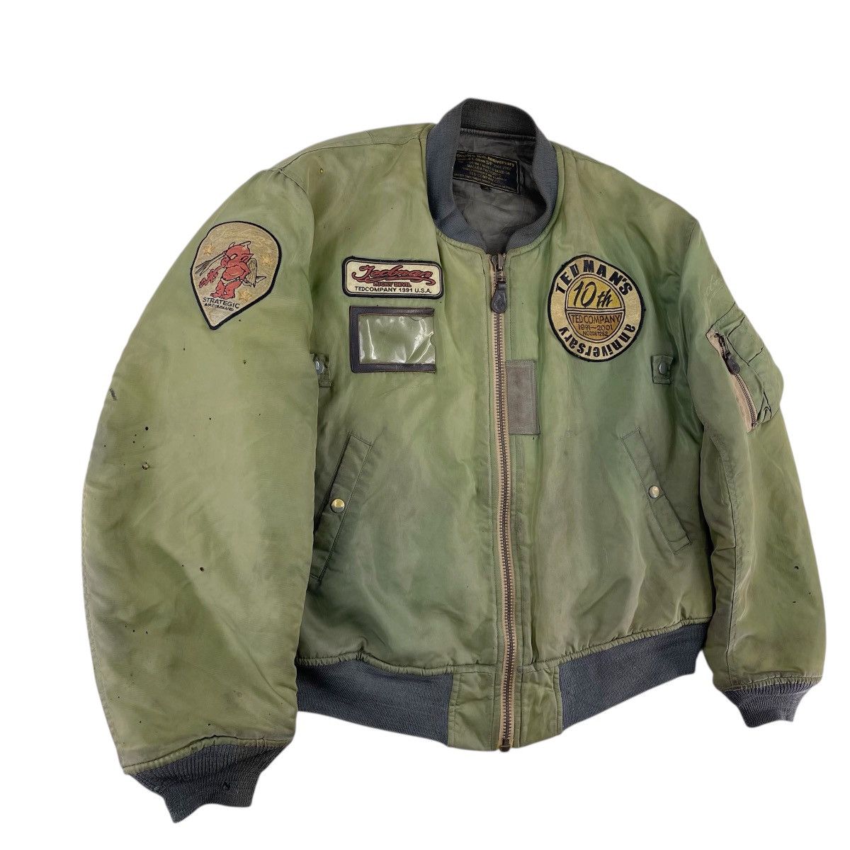 Tedman × Vintage Tedman 10Th Anniversary Limited Edition Bomber Size US L / EU 52-54 / 3 - 4 Thumbnail