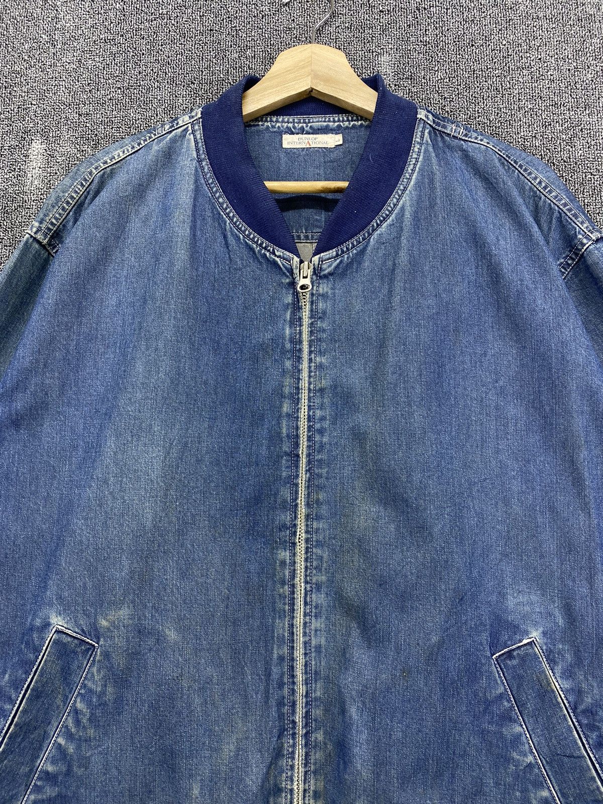 Dunlop Vintage Dunlop International Denim Jacket Size US L / EU 52-54 / 3 - 7 Thumbnail