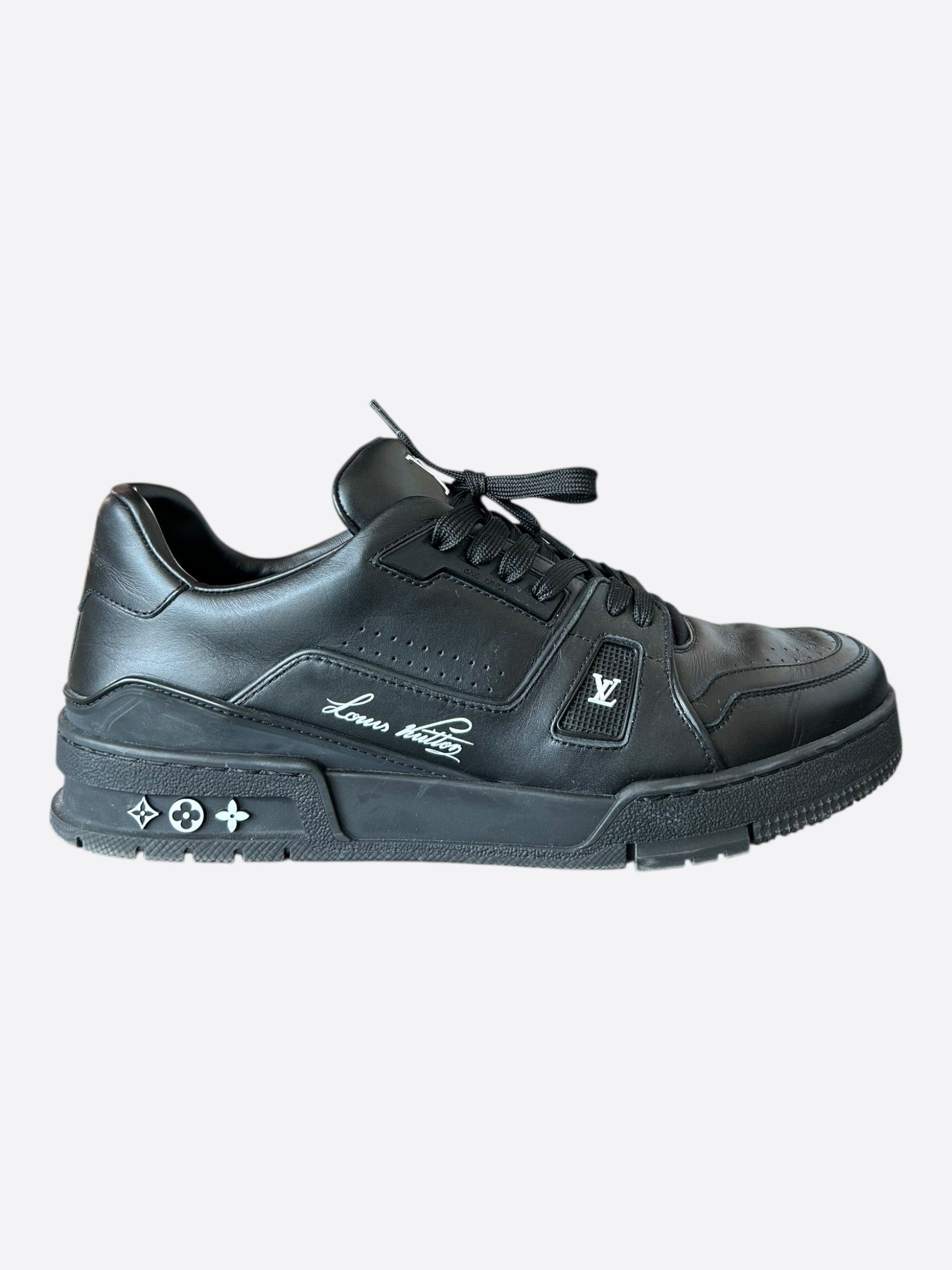 Louis Vuitton Louis Vuitton Black Signature Trainer Size US 9 / EU 42 - 1 Thumbnail