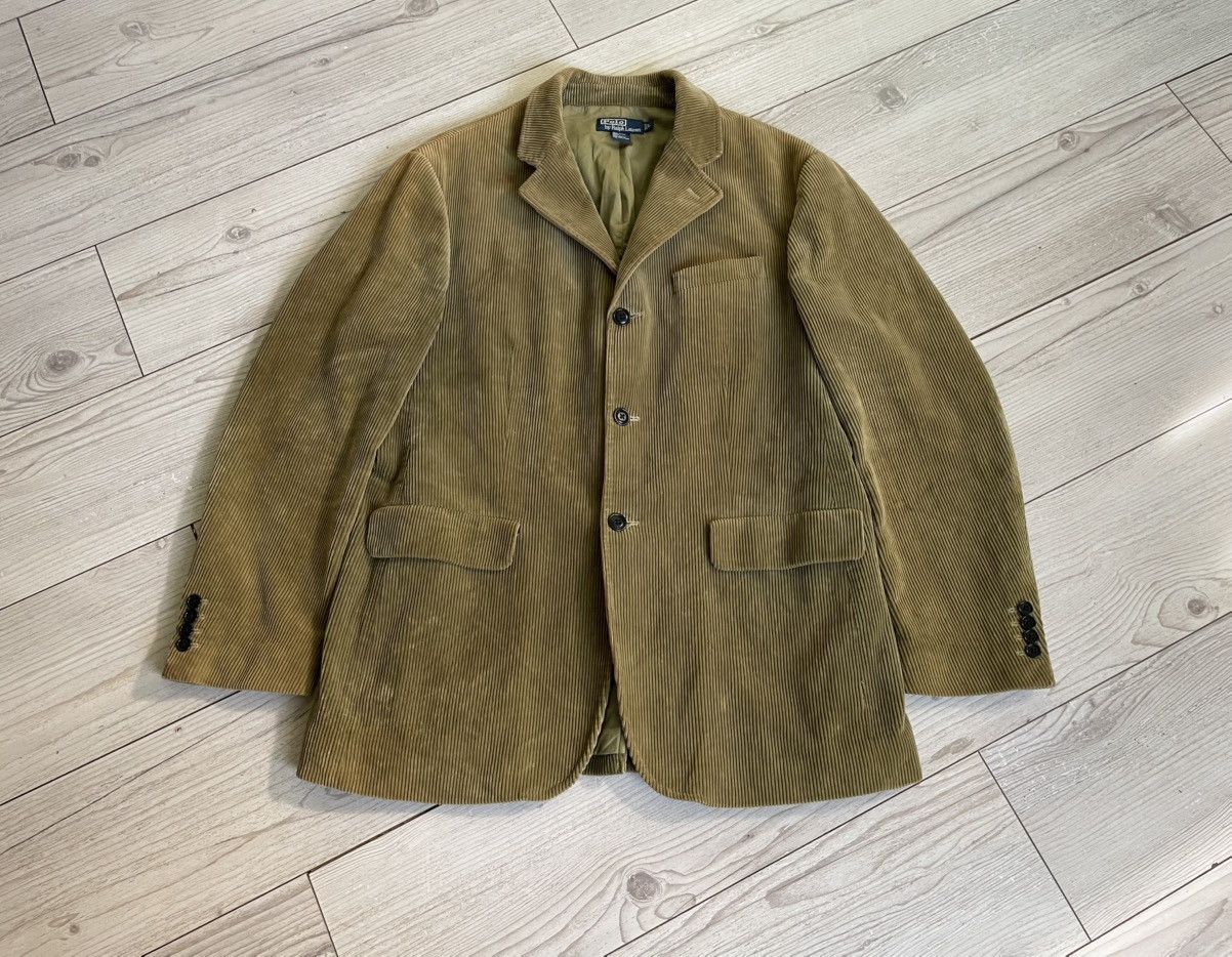Polo Ralph Lauren × Vintage Polo Ralph Lauren Corduroy Blazer Size 44R - 5 Thumbnail