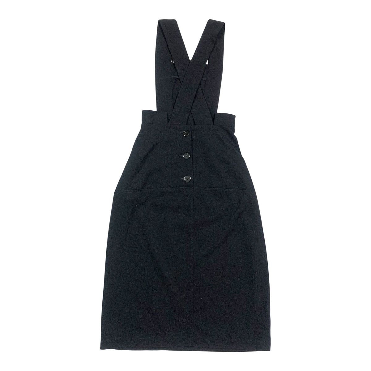 Yohji Yamamoto Vtg Yohji Yamamoto Overall Bib Jumper Skirt Size 27" / US 4 / IT 40 - 6 Thumbnail