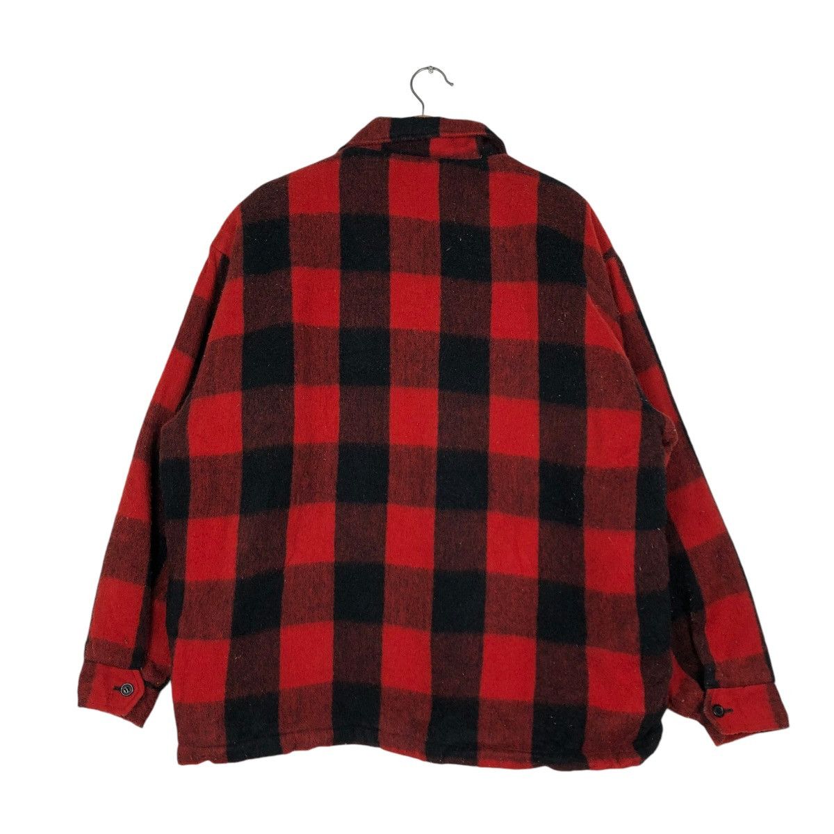 Japanese Brand 🔥VINTAGE WOOL BUTTON BOMBER JACKET HOUSTON TARTAN DESIGN Size US M / EU 48-50 / 2 - 10 Thumbnail